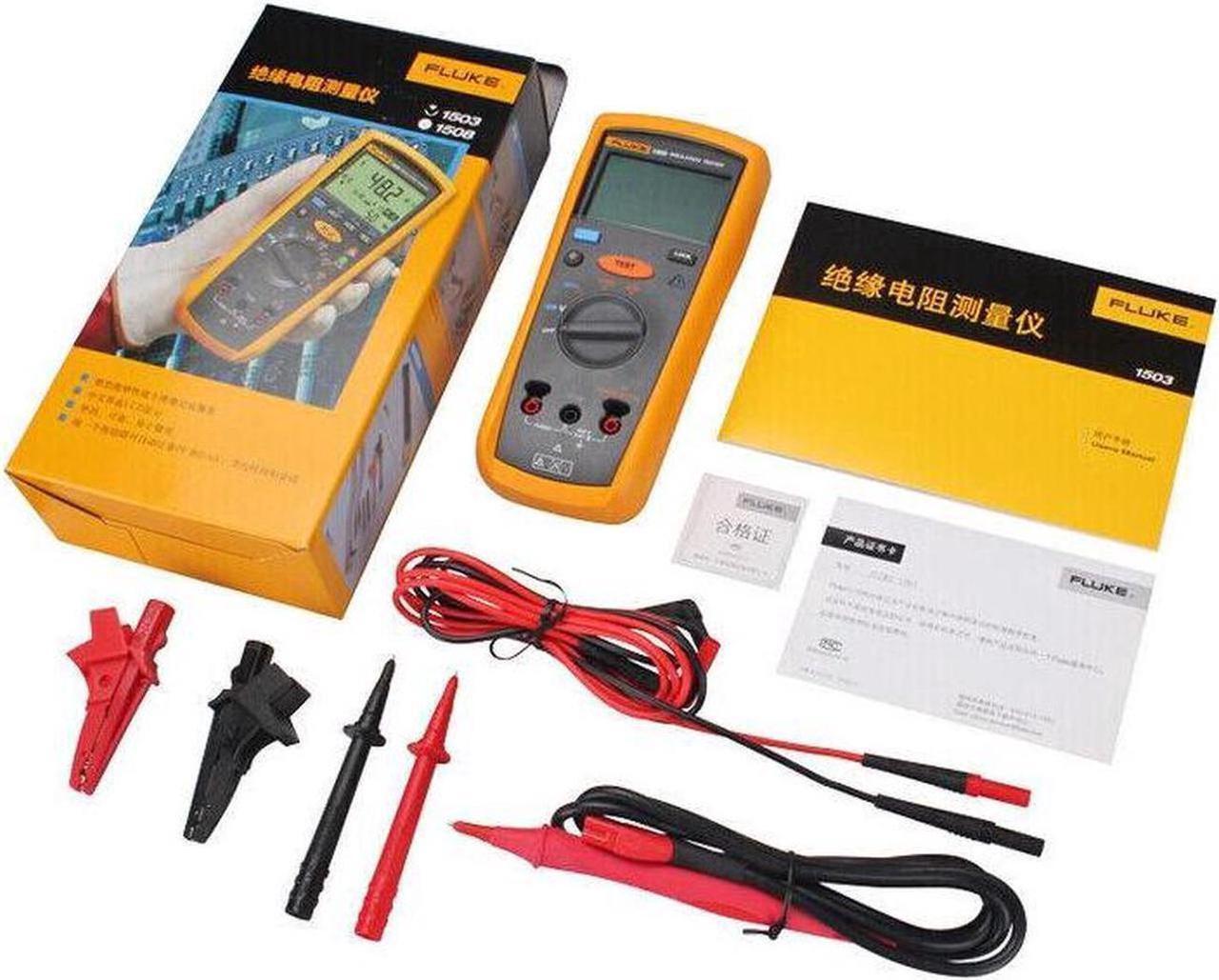Main image of New Fluke 1503 Digital Insulation Resistance Tester F1503 megger meter/da