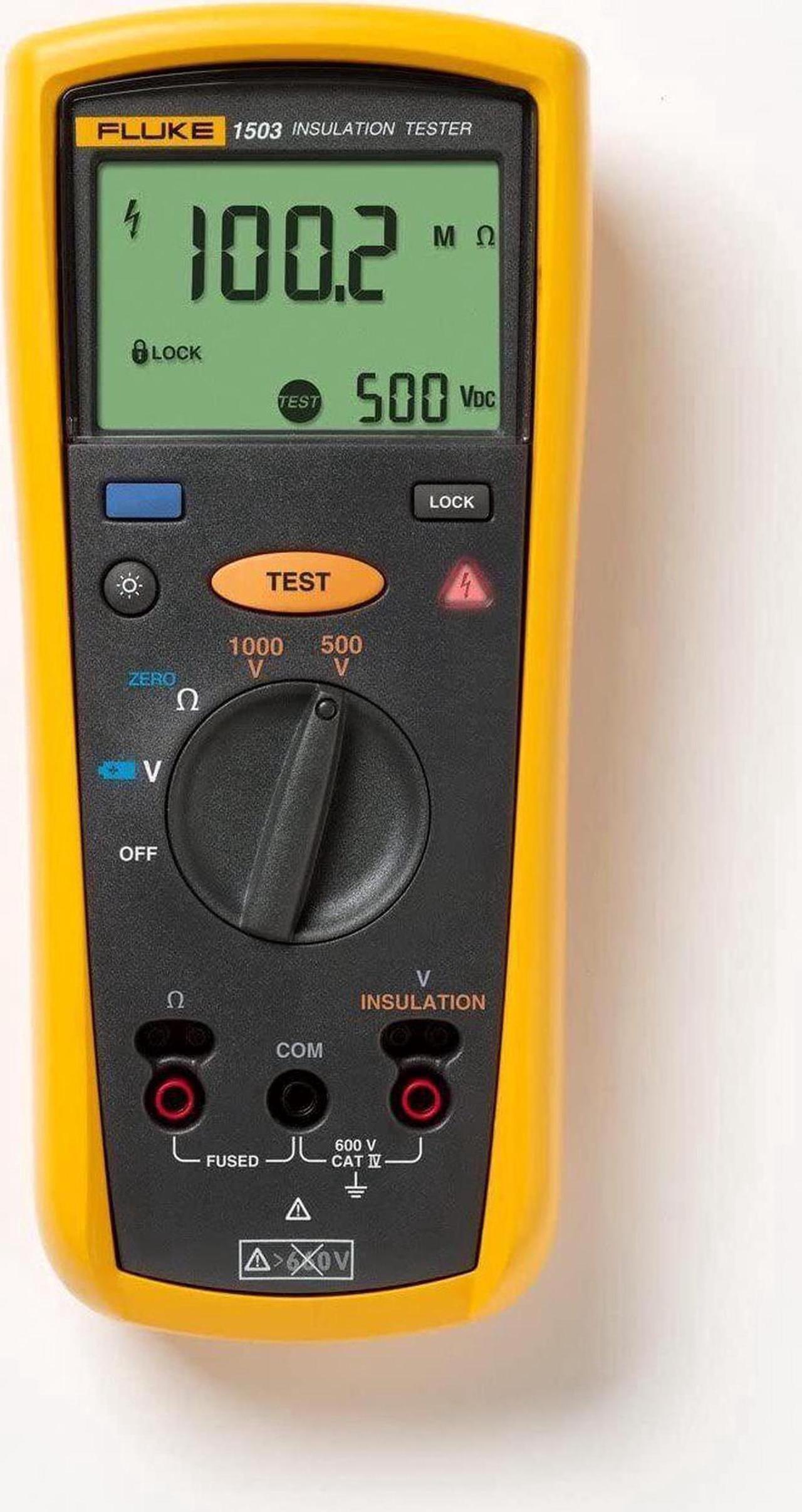Alt view image 4 of 4 - New Fluke 1503 Digital Insulation Resistance Tester F1503 megger meter/da