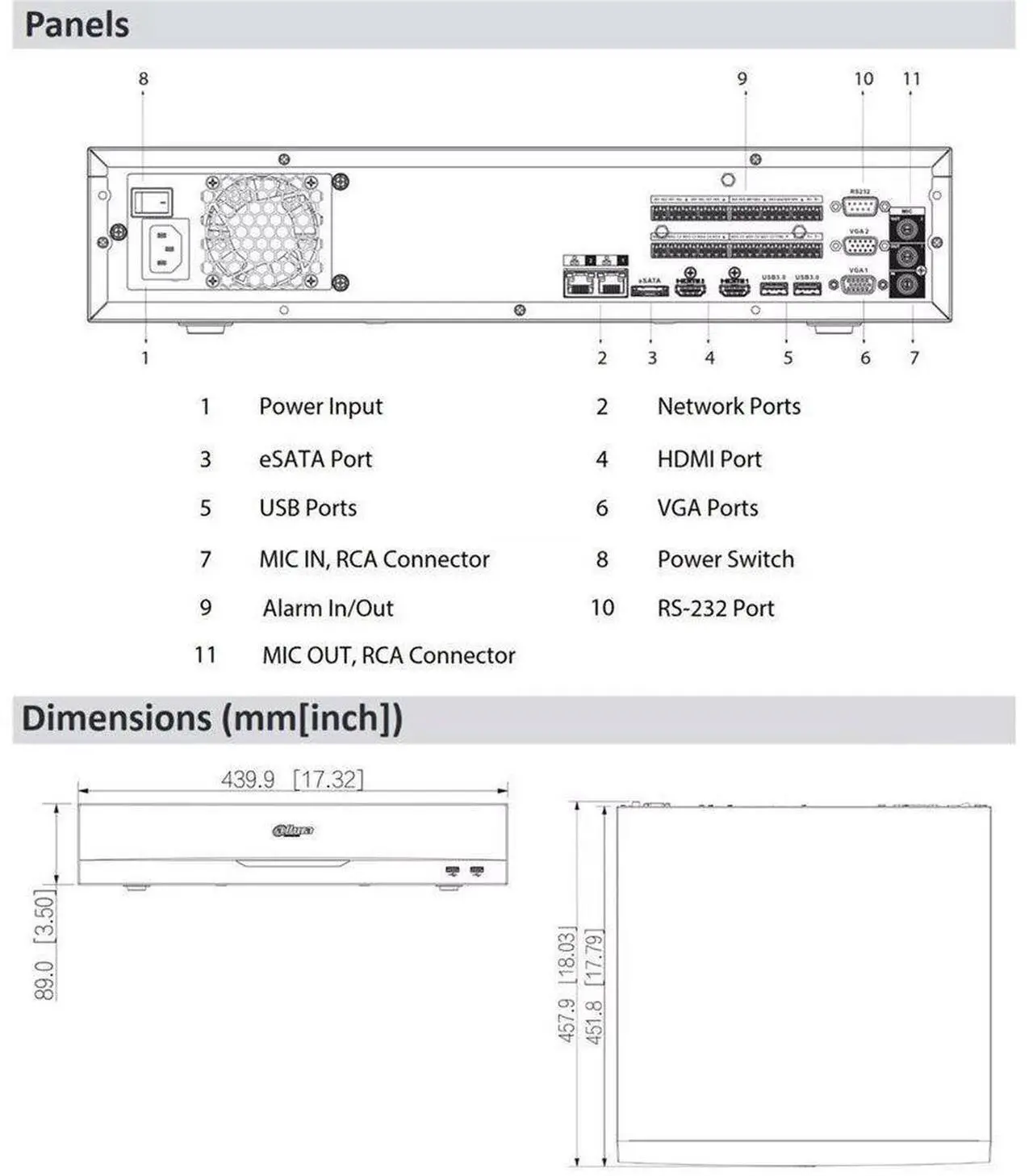 Alt view image 5 of 5 - Dah,ua AI 4K 32CH 8SATA SMD+ Face Recognition NVR 32MP Video Recorder NVR5832-EI