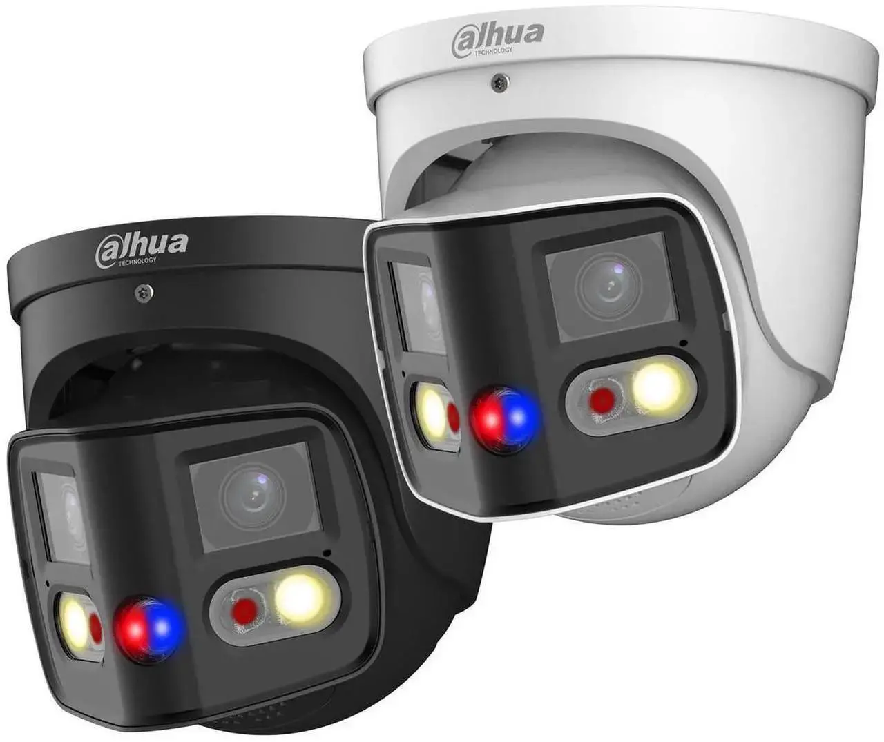 Alt view image 10 of 10 - NEW Dahu,a 8MP 180° Panoramic 2Way Talk PoE TiOC2.0 camera IPC-PDW3849-A180-AS-PV Black