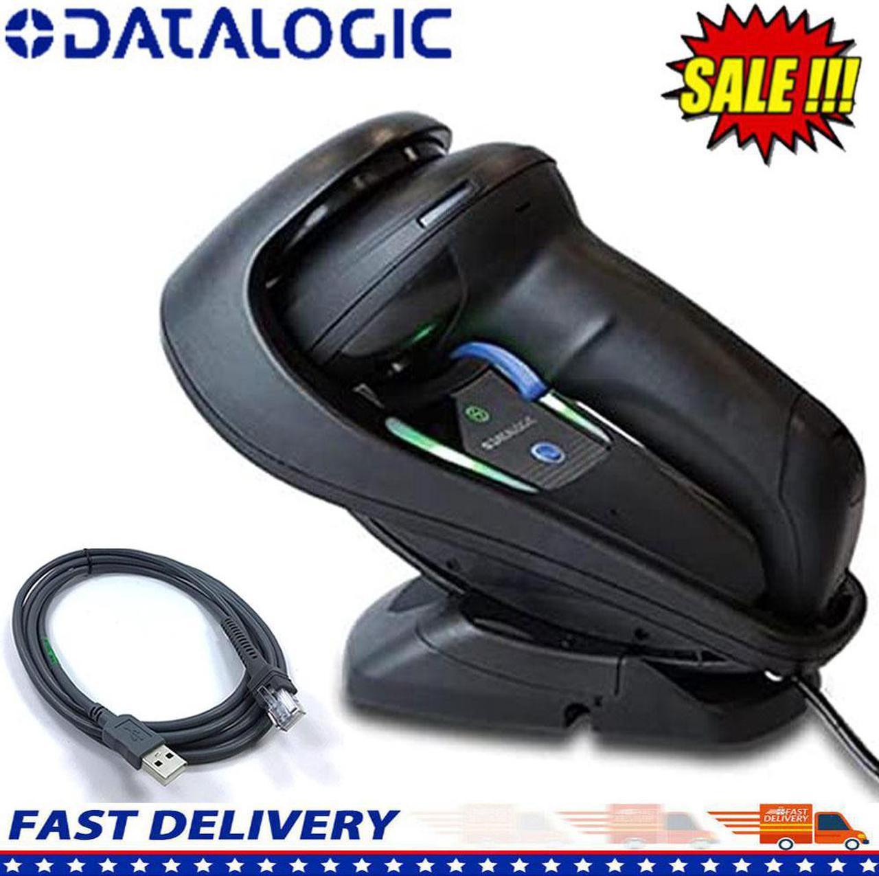 Datalogic GM4500 2D Wireless Handheld Ergonomic Cordless Industrial Rugged QR code Reader Barcode Scanner,GM4500-BK-433K1