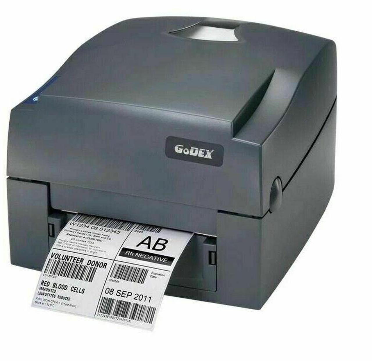 Alt view image 2 of 7 - Godex G500u 4 inch Thermal Transfer Printer USB 203dpi Label Barcode Printer