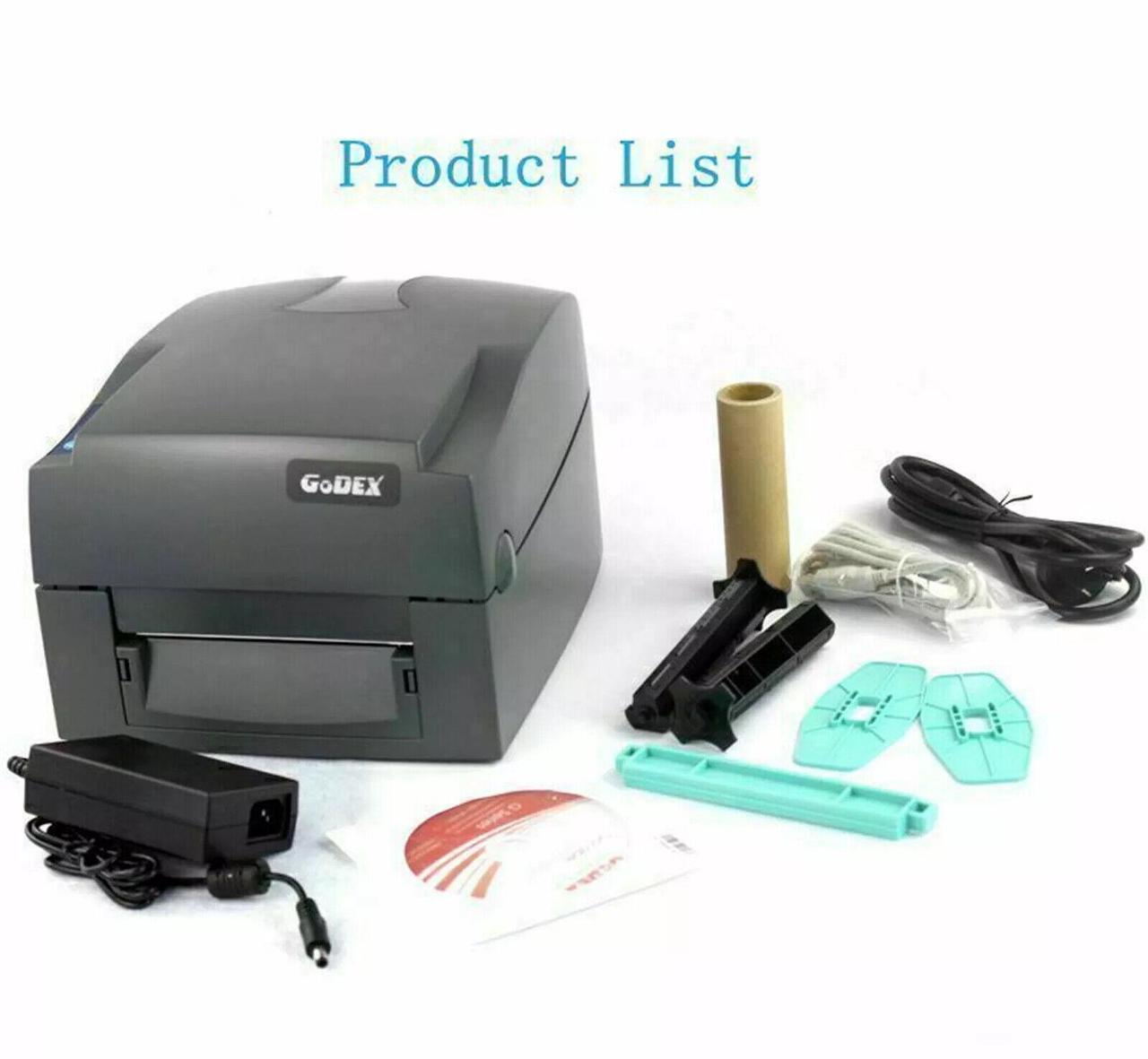 Alt view image 7 of 7 - Godex G500u 4 inch Thermal Transfer Printer USB 203dpi Label Barcode Printer