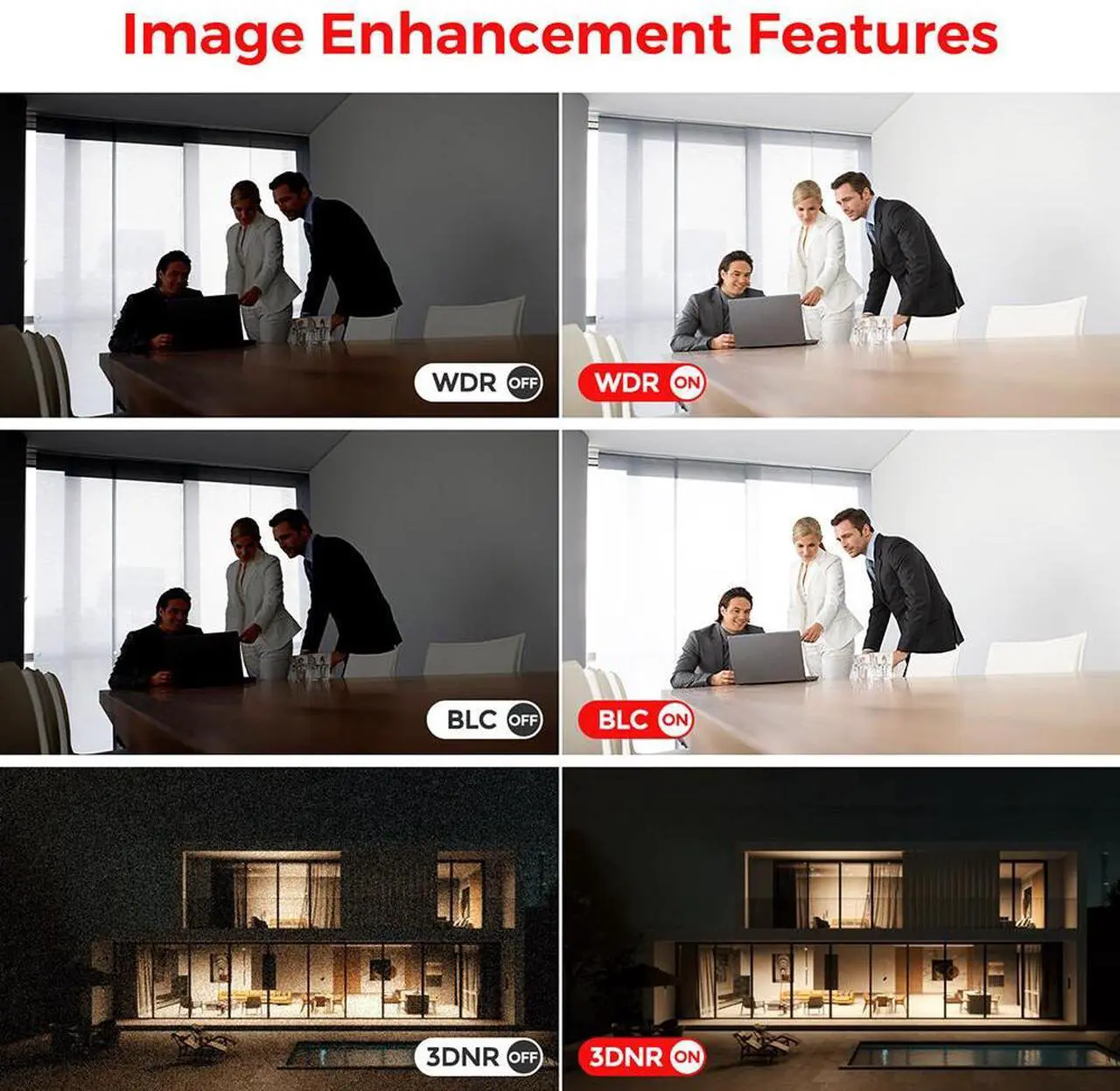 Alt view image 7 of 10 - NEW Dahu,a 8MP 180° Panoramic 2Way Talk PoE TiOC2.0 camera IPC-PDW3849-A180-AS-PV Black