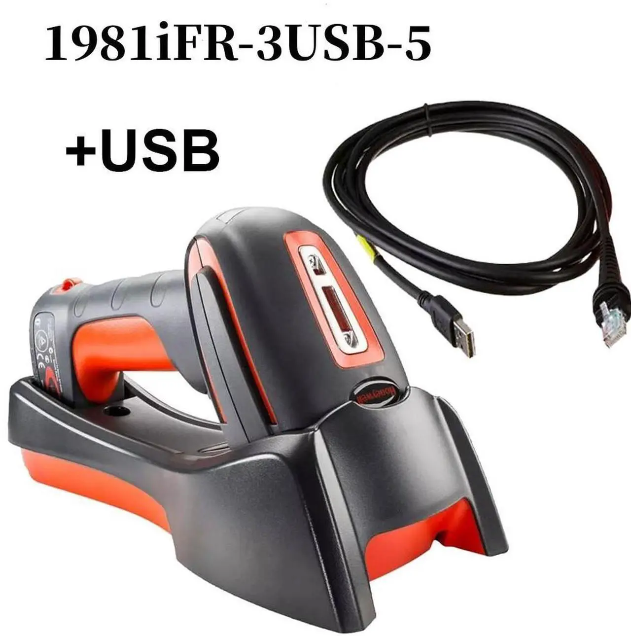 Main image of Honey,well 1981iFR-3USB-5 Granite 1981i Wireless Barco,de Scann,er w Cradle & Cable