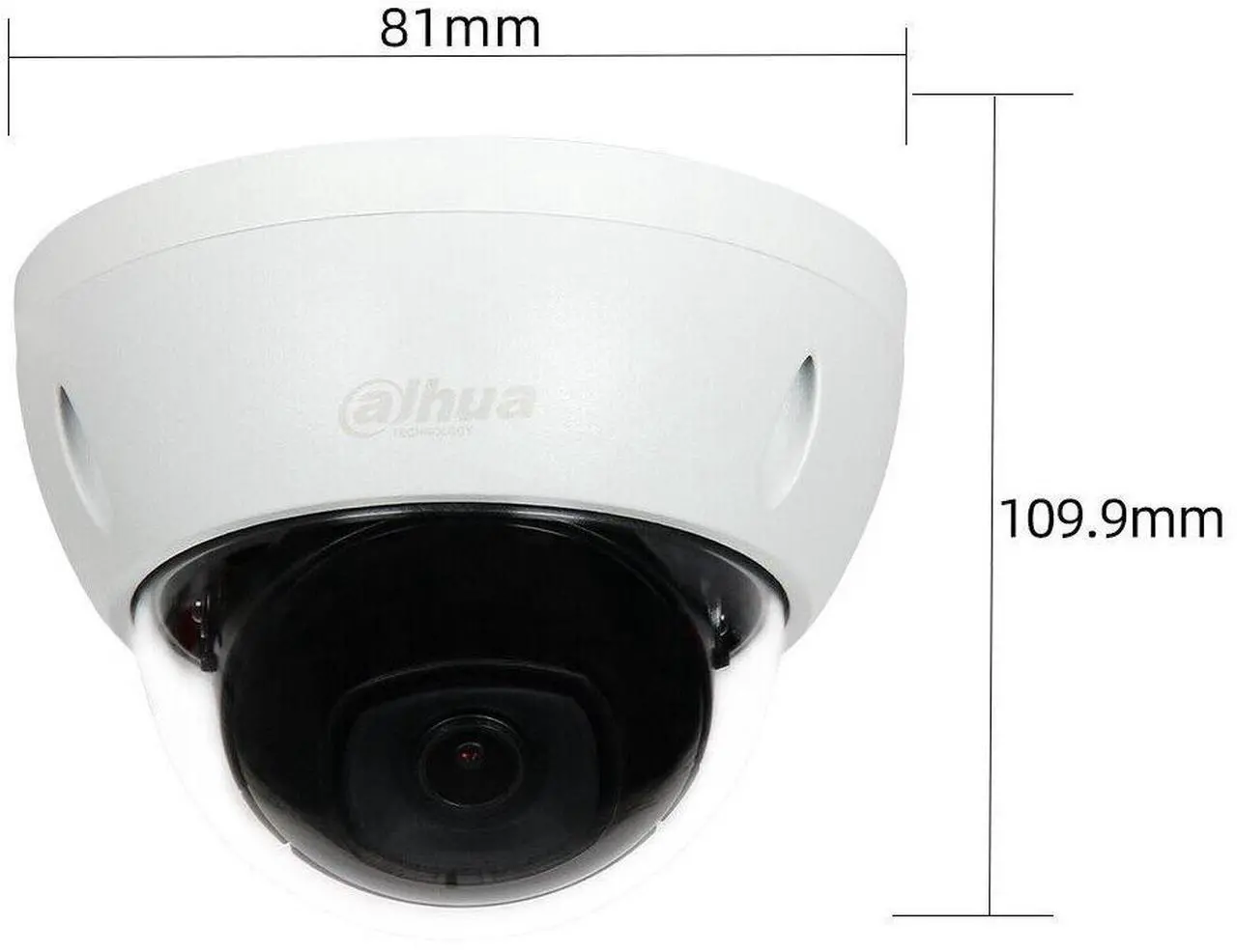 Alt view image 4 of 4 - Dah,ua IPC-HDBW2831E-S-S2 8MP 4K Starlight IP Dome Camera H.265 WDR PoE
