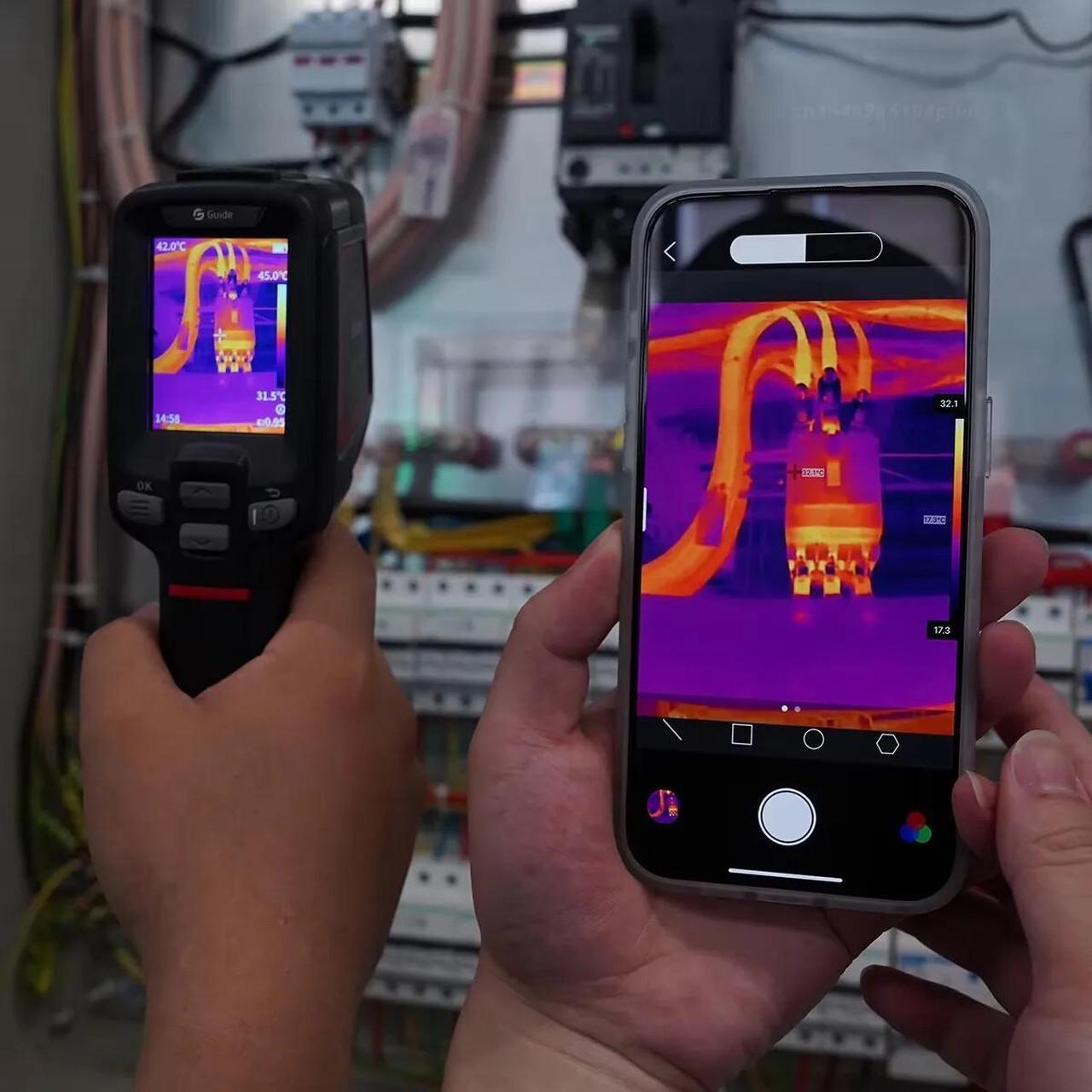 Alt view image 6 of 7 - Guide PC200 Infrared Thermal Imager Handheld Thermal Camera Resolution 256X192