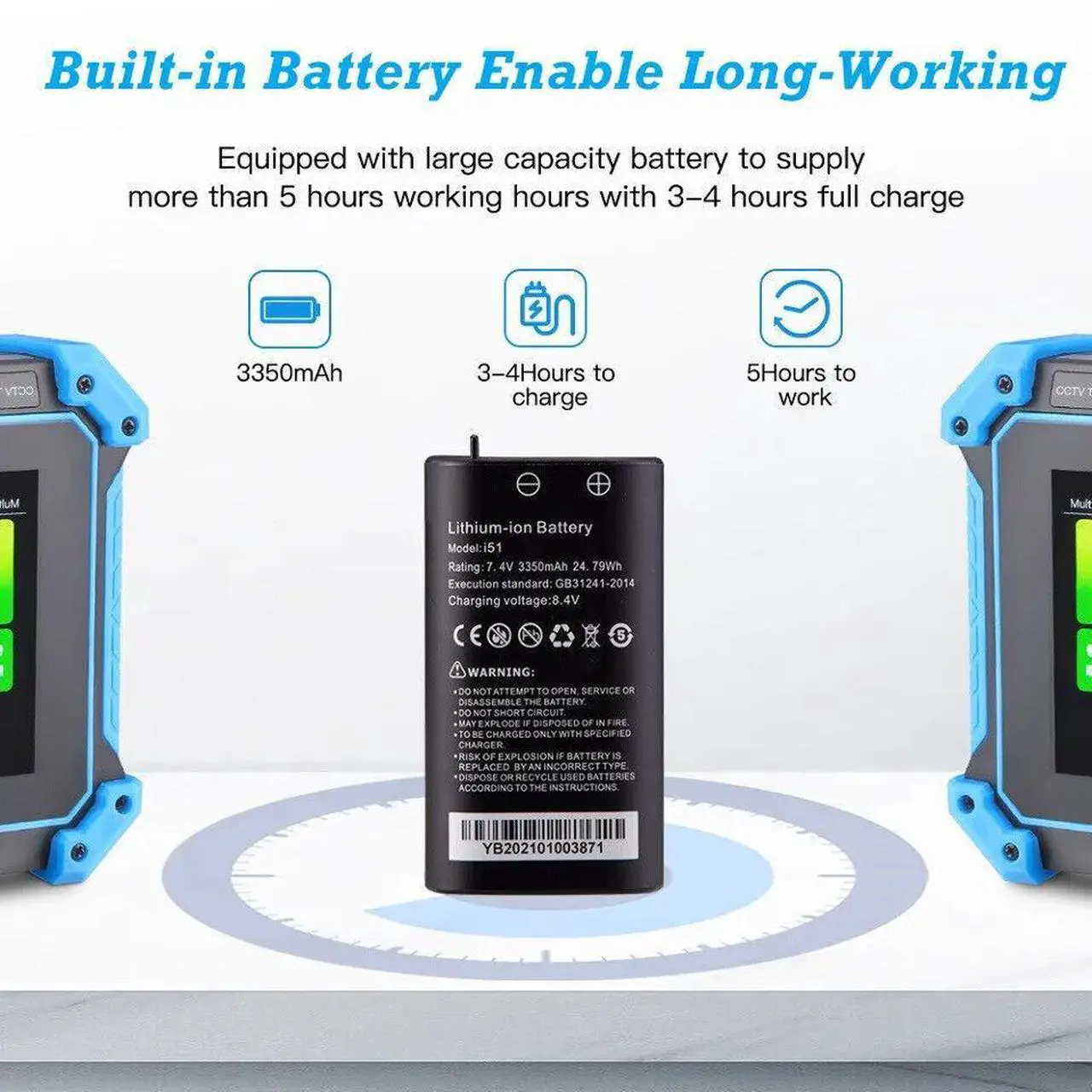 Alt view image 5 of 7 - IP Camera Tester Security Network Cable Analog POE HDMI Tester Wifi Monitor