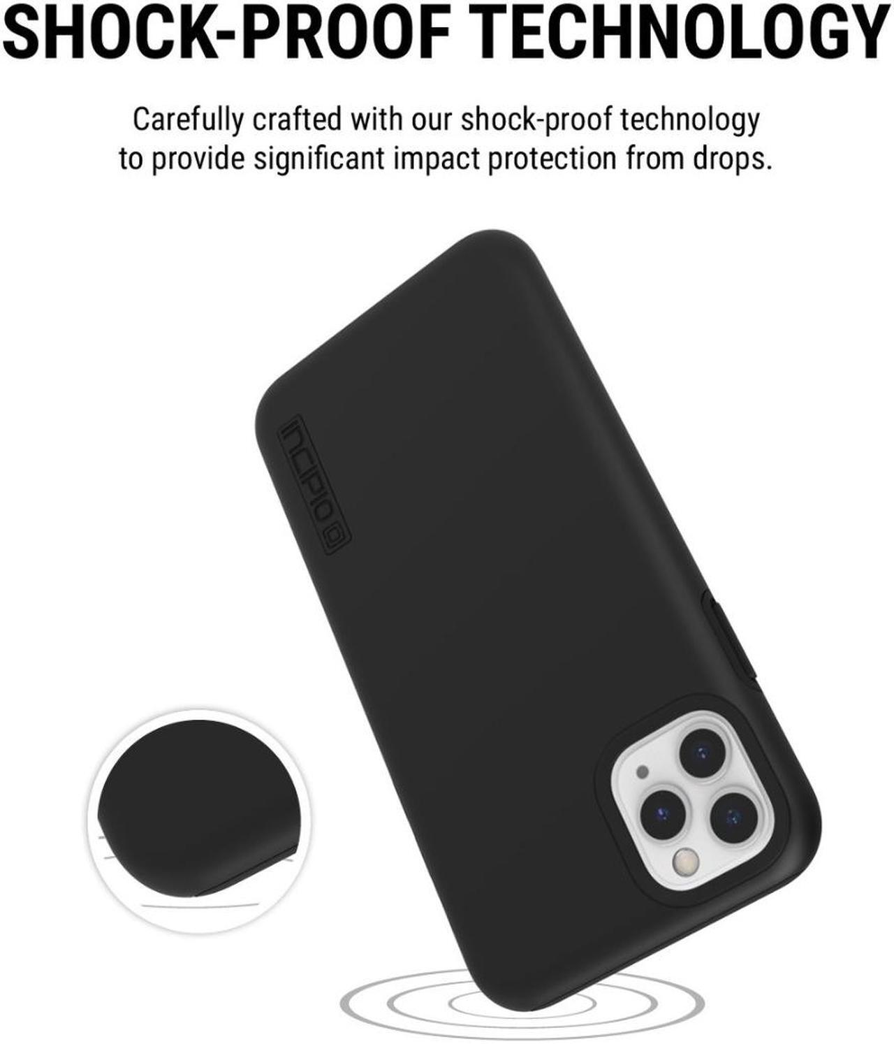 Alt view image 6 of 10 - Incipio DualPro Dual Layer Case for Apple iPhone 11 Pro Max Black IPH1853BLK