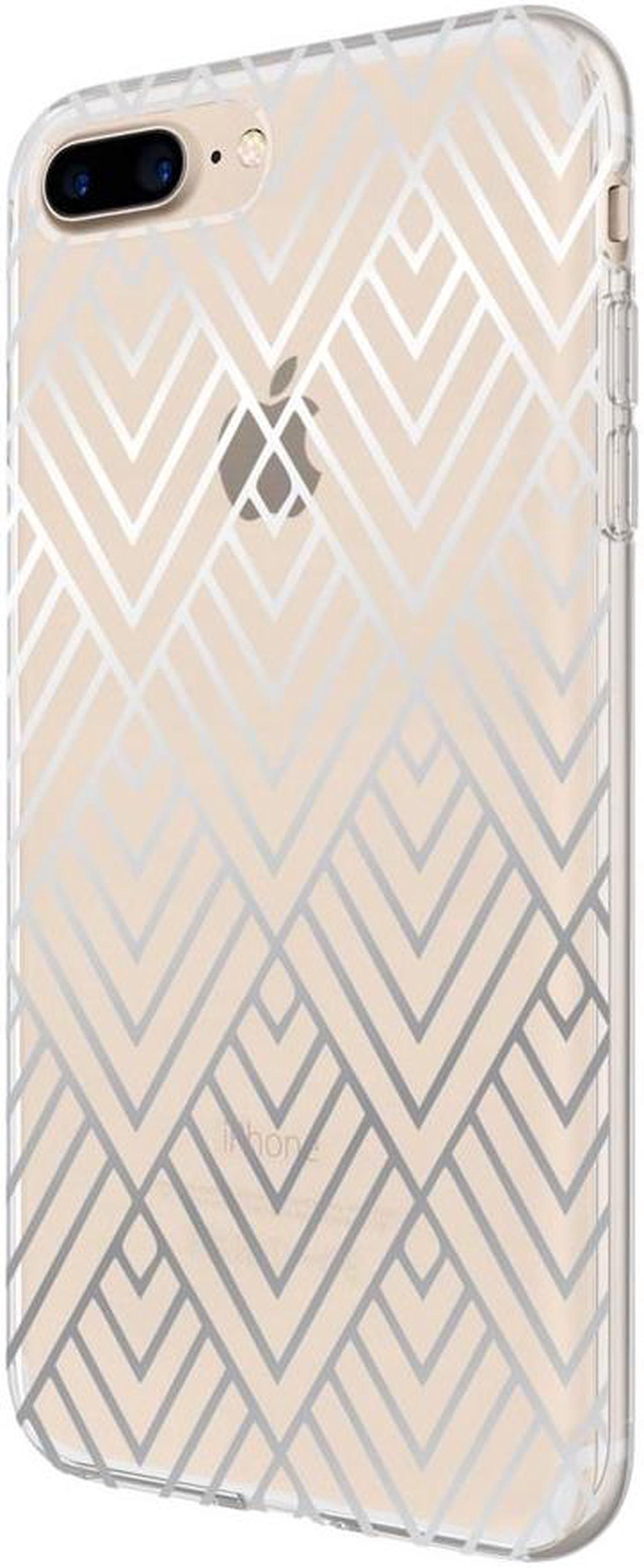 Alt view image 7 of 9 - Incipio Design Series Case for Apple iPhone 6 Plus / 6S Plus / 7 Plus / 8 Plus (Silver Prism)