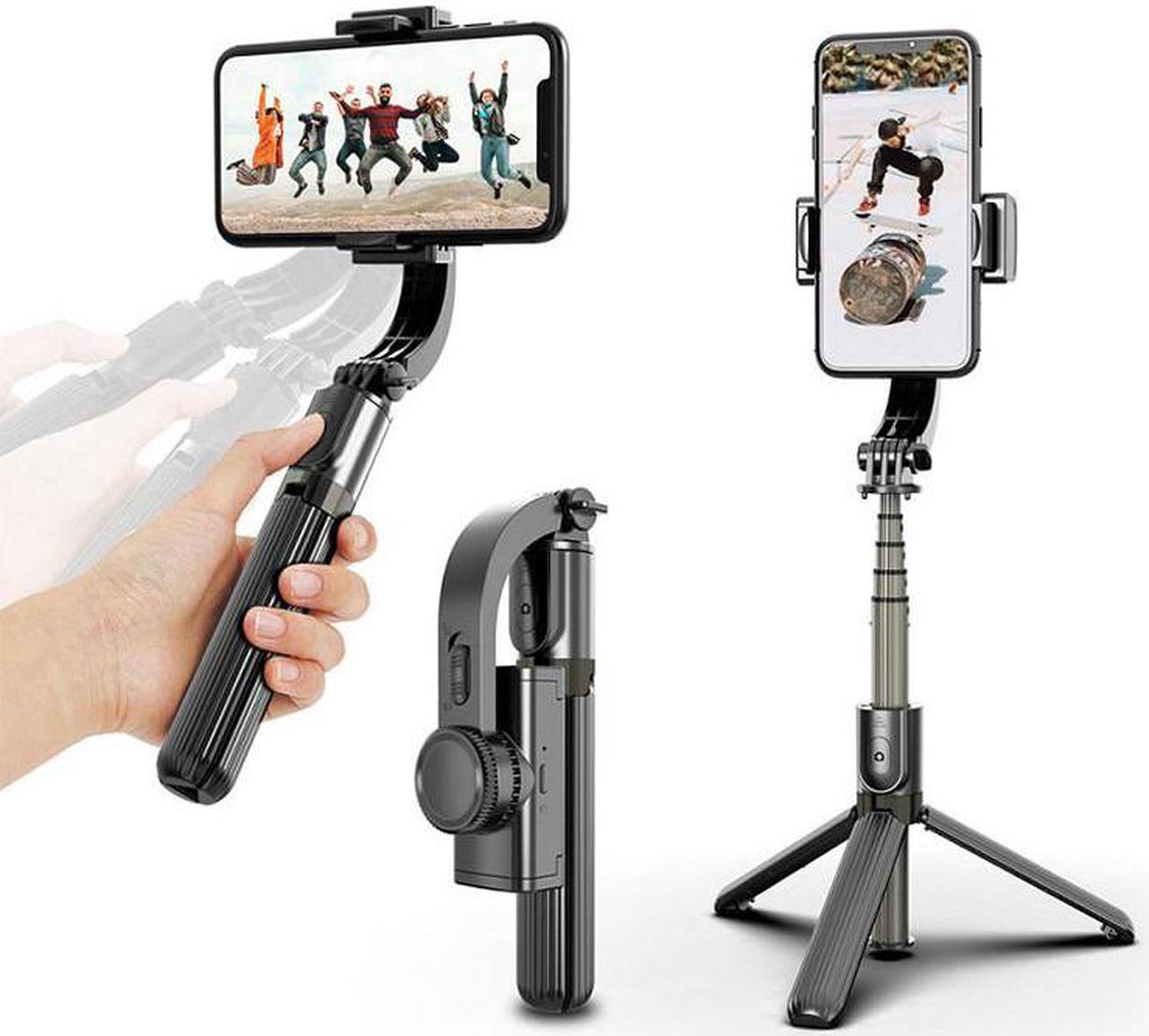 L08 Bluetooth Handheld Gimbal Stabilizer Outdoor Holder Wireless Selfie Stick Adjustable Selfie Stand For phone IOS Android