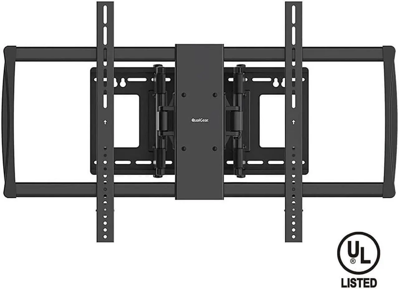 Main image of QualGear® Heavy Duty Full Motion TV Wall Mount for 60-100 Inch Flat Panel and Curved TVs, Black (QG-TM-092-BLK) [UL Listed]