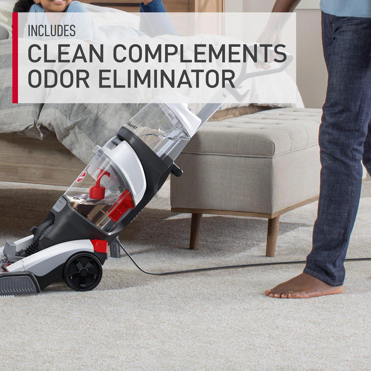 Alt view image 3 of 14 - Hoover Dual Spin Pet Plus Carpet Cleaner Machine Upright Shampooer, FH54050