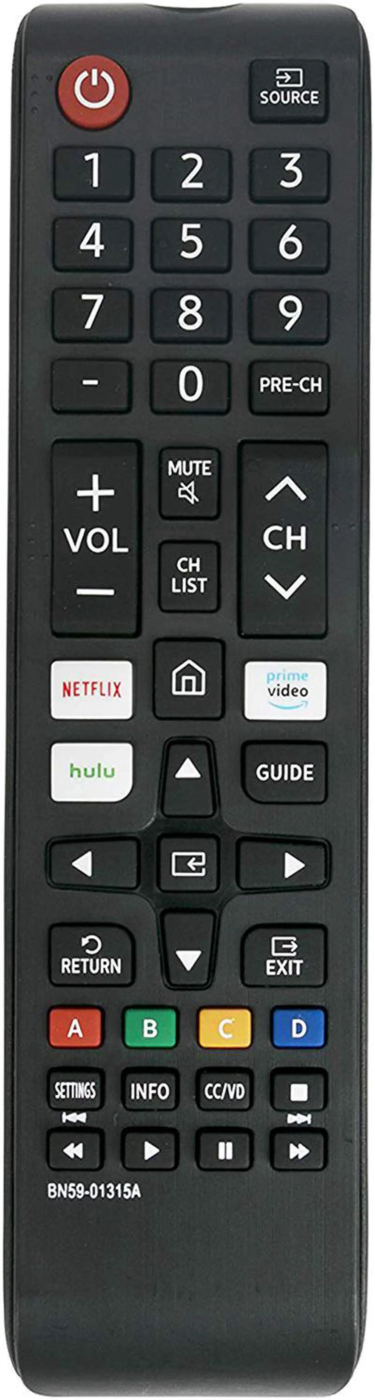 Main image of NEW BN59-01315A Replacement TV Remote for Samsung LED 4K ULTRA HDTV Smart TV