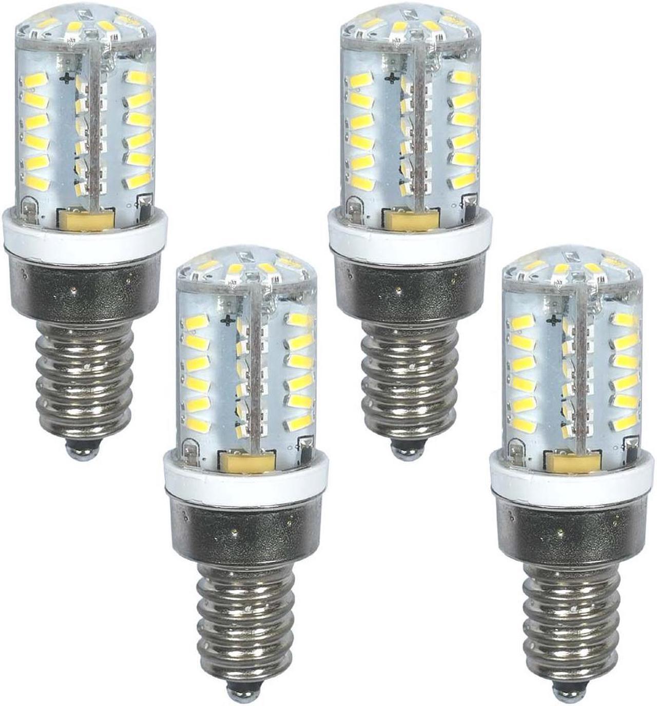 Main image of 4X Led 2W E12 Candelabra Bulb 12V - 24v Warm White 3000k Chandelier Light Refrigerator Bulb Garage Door Light Replacement 200lm 20W Halogen Bulb Not Dimmable 4 Pack