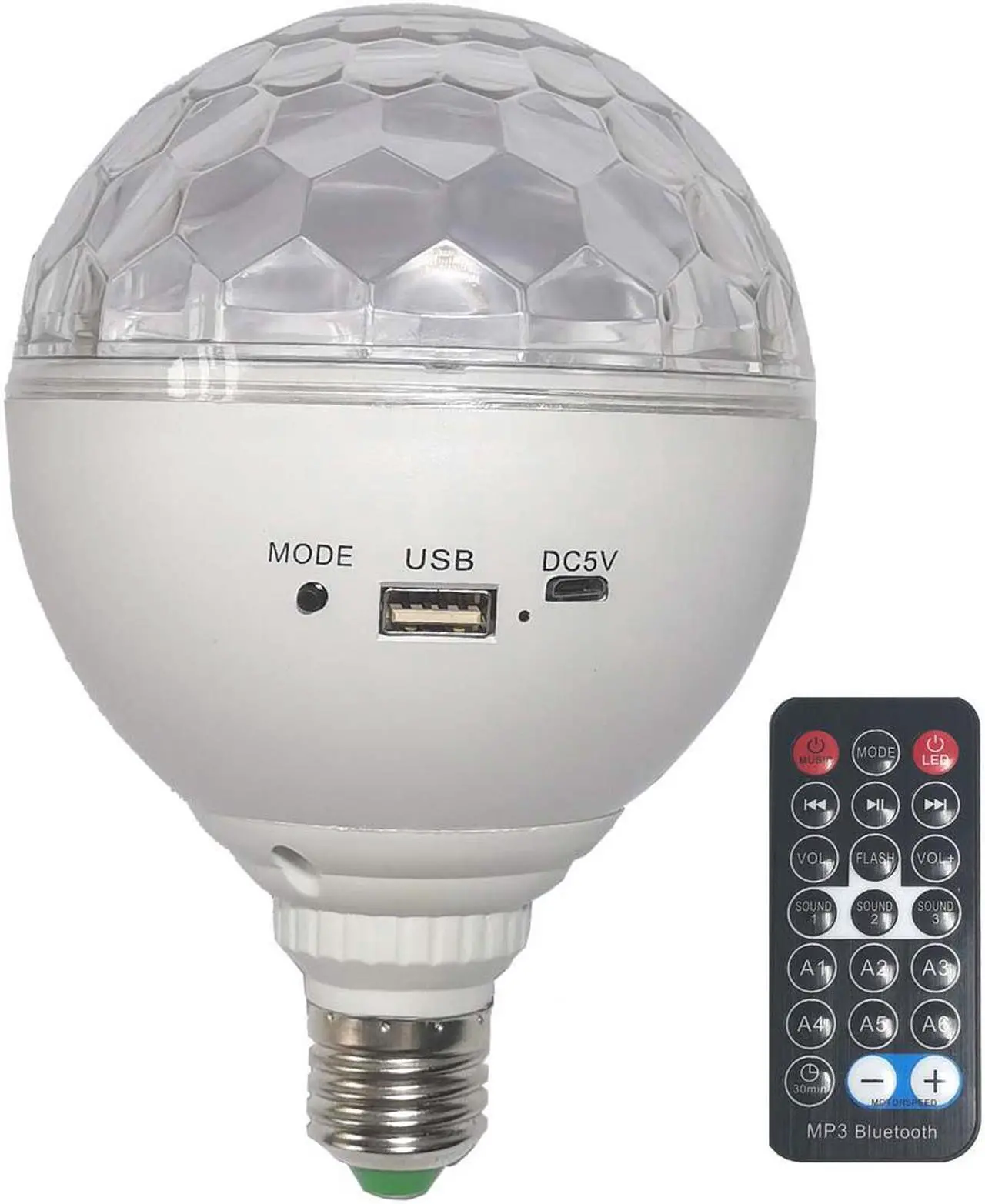 Alt view image 3 of 5 - Galaxy Projector Star Projector Night Light Remote Control Ceiling Projector Nightlight Disco Bulb E27 Bluetooth Music Speaker For Girl Kids Adult Bedroom Theatre Party Birthday Celebration Light