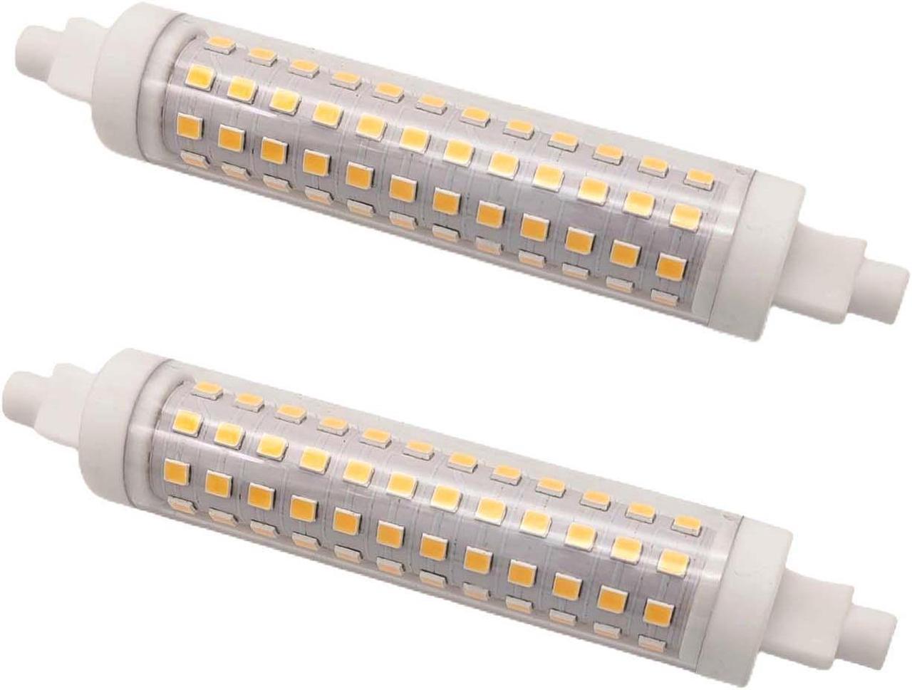 Main image of QLEE R7S LED Bulb 118MM 12W J118 T3 Led Flood Light Equivalent 150w Halogen Light Wall Sconce Floor Light j-type Linear Double Ended Banker Light  360º Beam Angle 3000k Warm White Not Dimmable 2 Pack