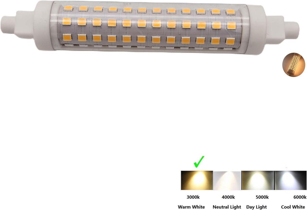 Alt view image 3 of 7 - QLEE R7S LED Bulb 118MM 12W J118 T3 Led Flood Light Equivalent 150w Halogen Light Wall Sconce Floor Light j-type Linear Double Ended Banker Light  360º Beam Angle 3000k Warm White Not Dimmable 2 Pack