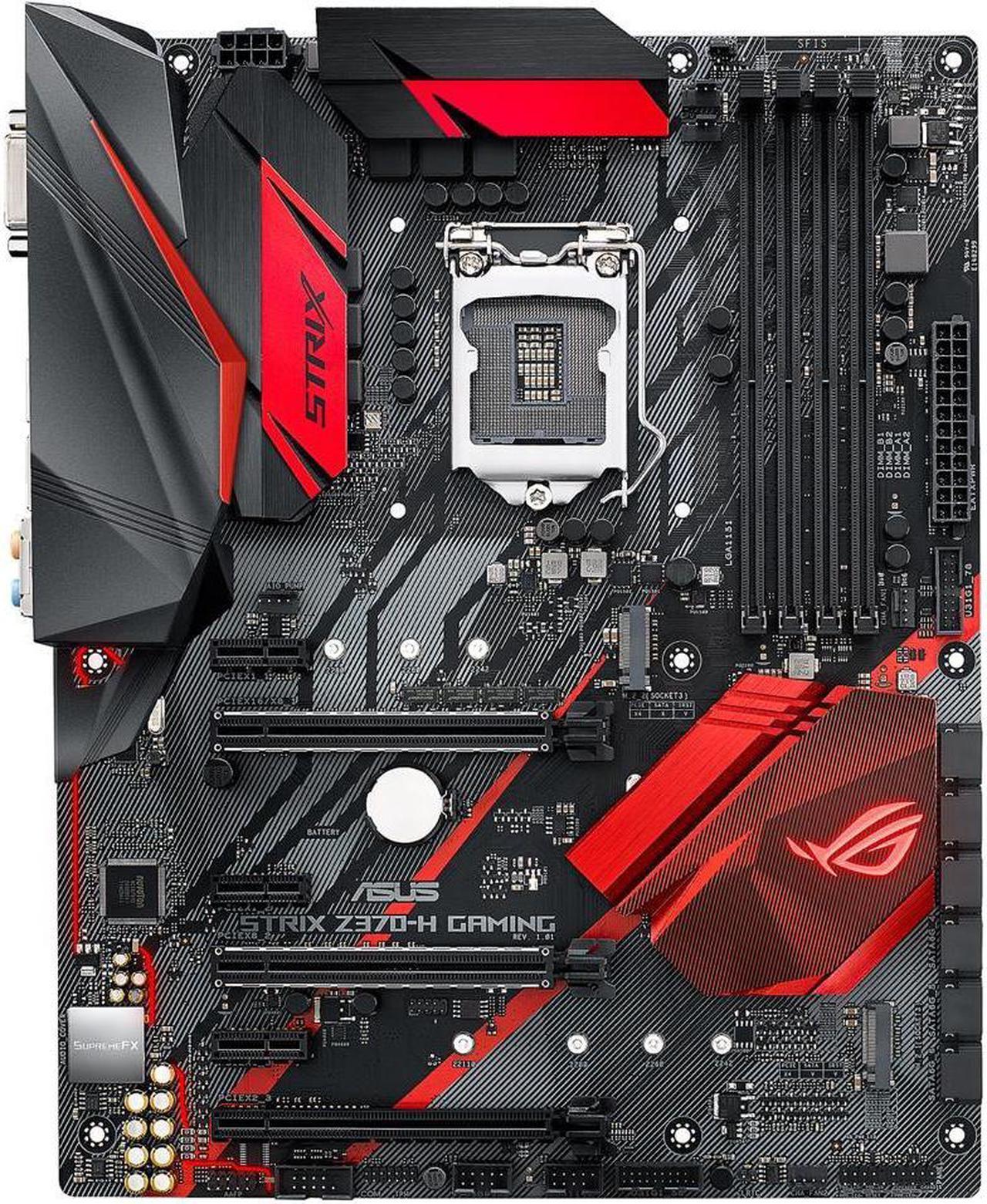 ASUS ROG Strix Z370-H Gaming LGA 1151 (300 Series) Intel Z370 HDMI SATA 6Gb/s USB 3.1 ATX Intel Motherboard