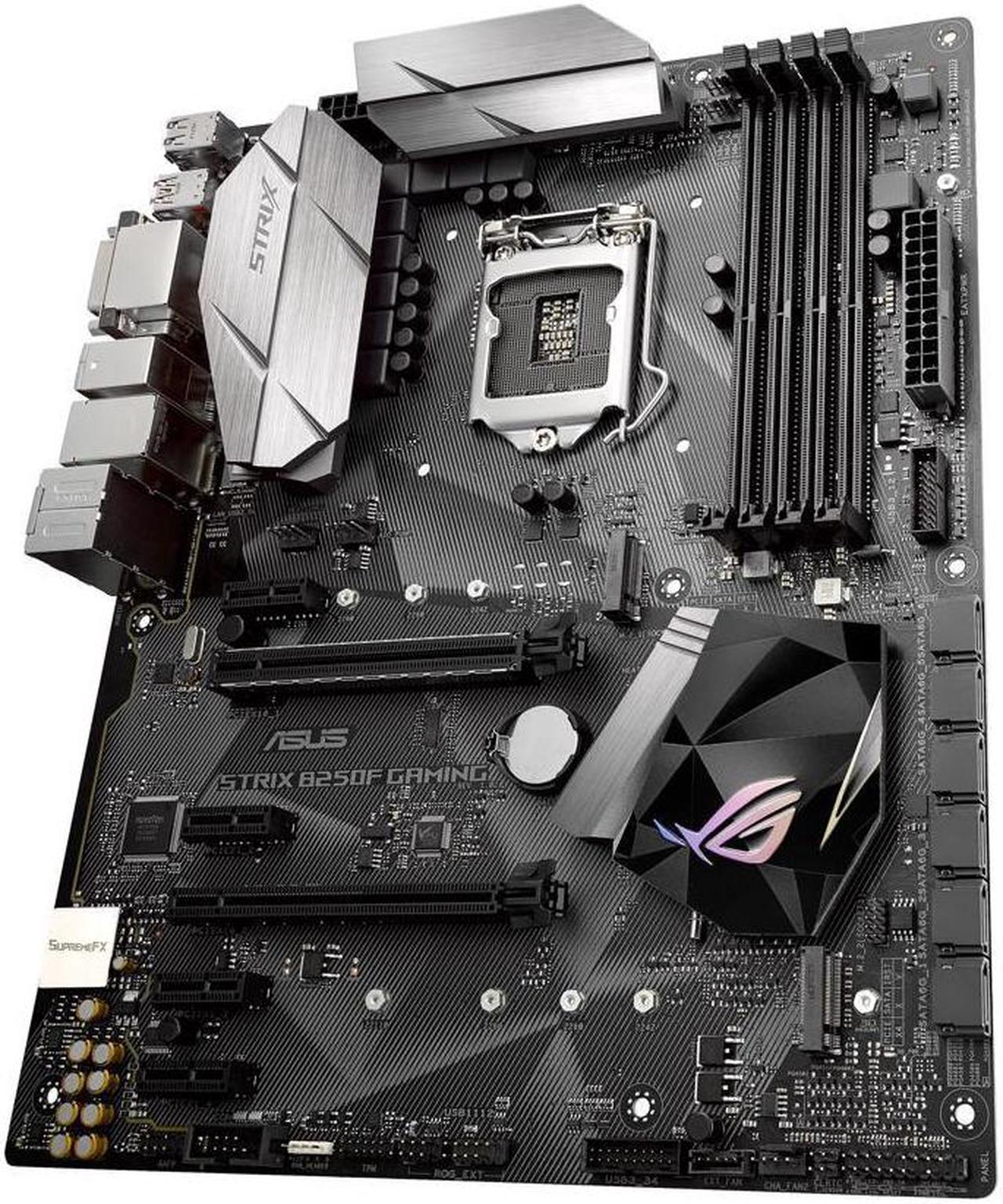 ASUS ROG STRIX B250F GAMING LGA 1151 Intel B250 HDMI SATA 6Gb/s USB 3.1 USB 3.0 ATX Motherboards - Intel