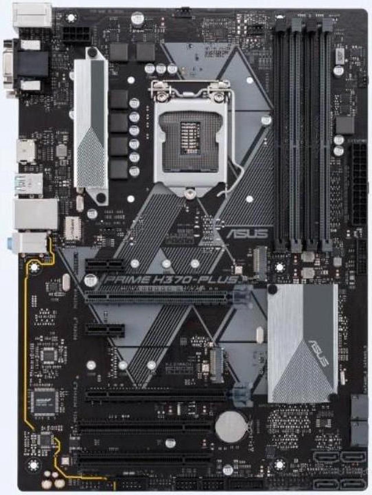 ASUS Intel PRIME H370-PLUS Socket LGA 1151 DDR4 ATX Motherboard (90MB0WA0-M0EAY0)