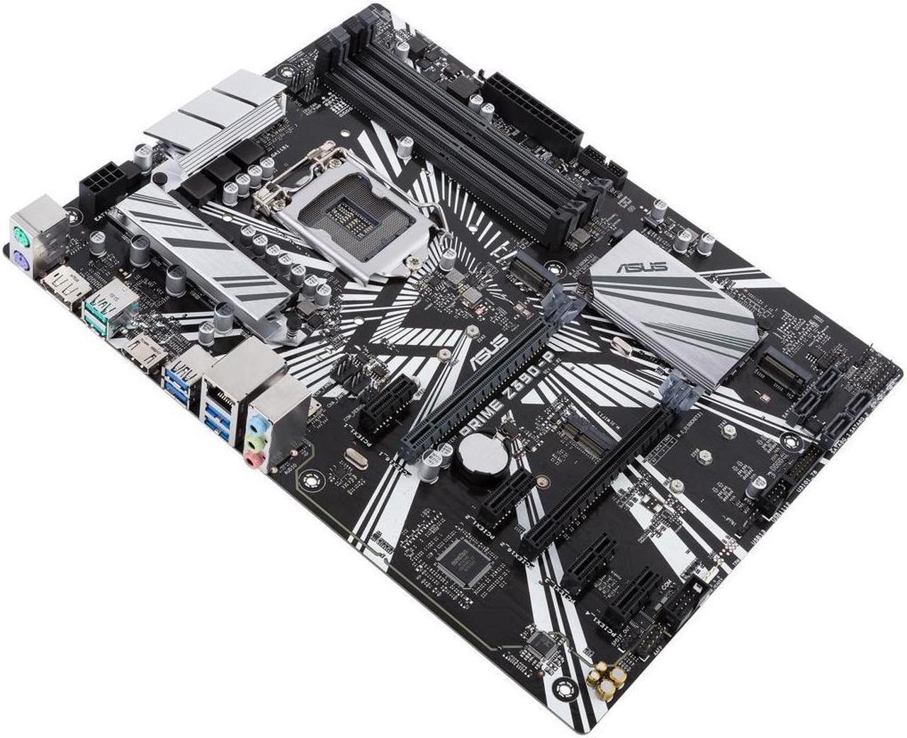 ASUS Prime Z390-P LGA 1151 (300 Series) Intel Z390 SATA 6Gb/s ATX Intel Motherboard for Cryptocurrency Mining (BTC) with Above 4G Decoding, 6 x PCIe Slot and USB 3.1 Gen2