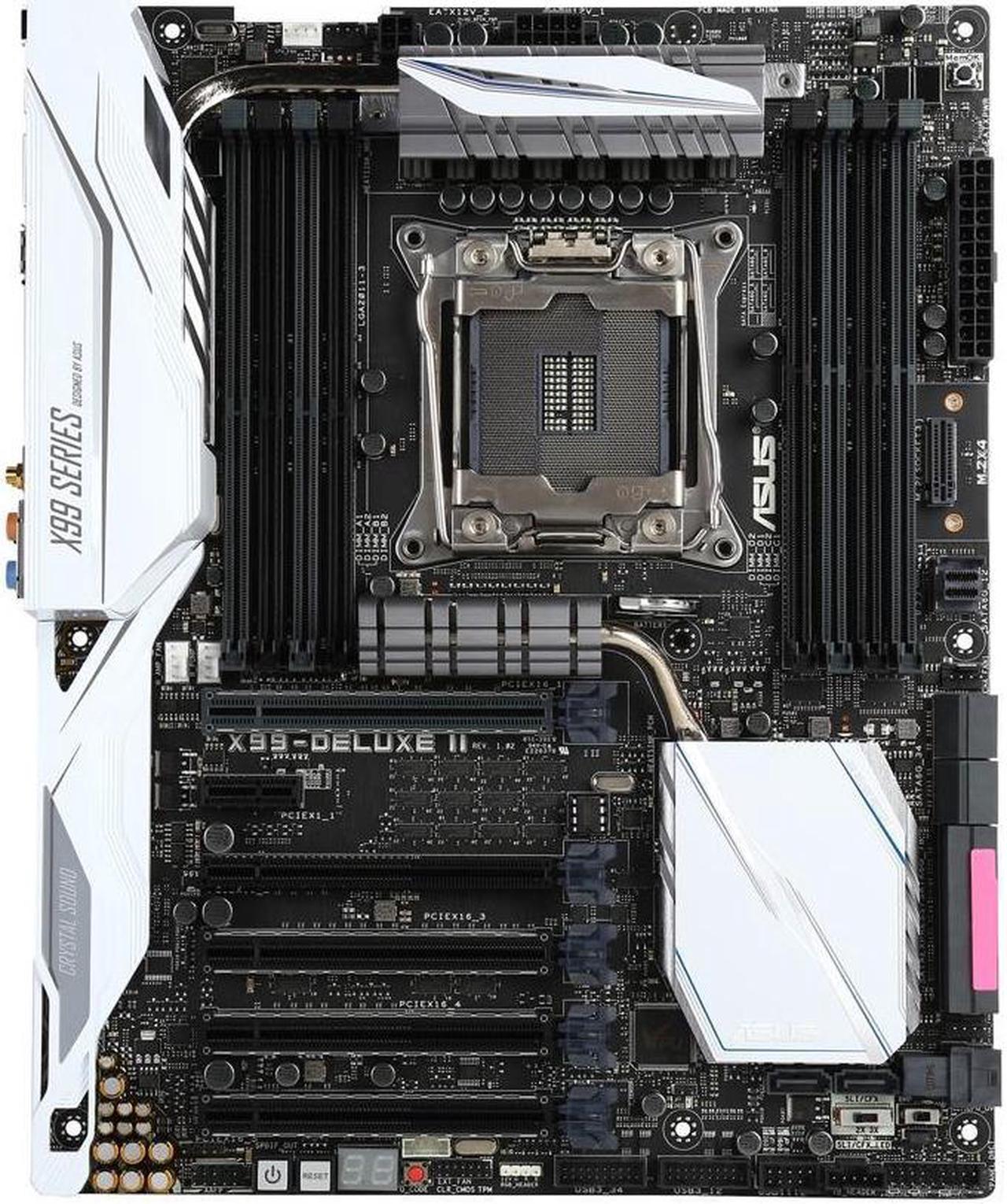 ASUS X99-DELUXE II LGA 2011-v3 Intel X99 SATA 6Gb/s USB 3.1 ATX Intel Motherboard