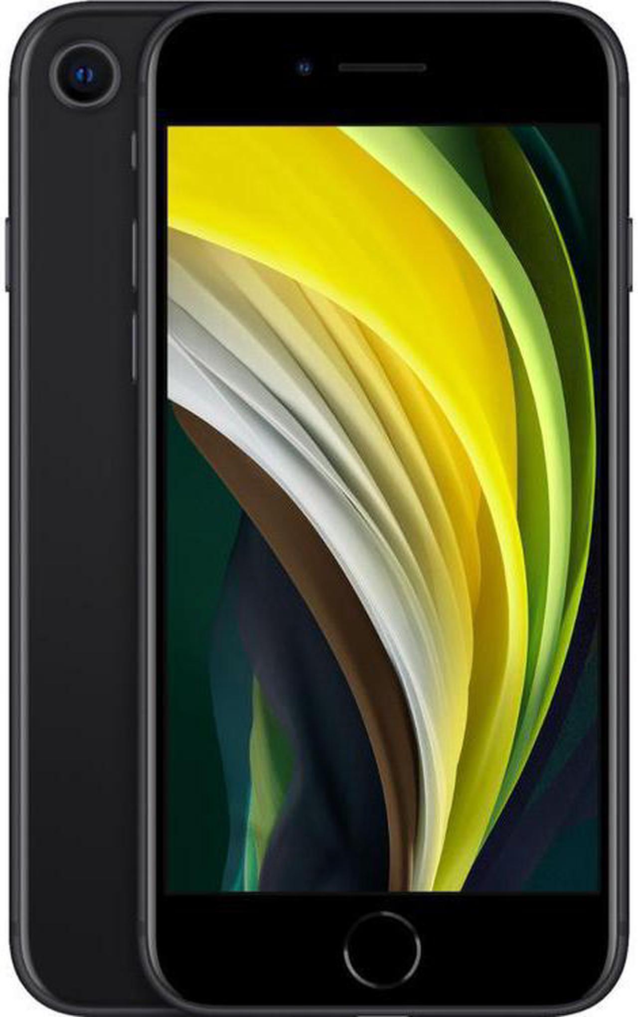 Alt view image 2 of 4 - Apple iPhone SE (2nd Gen) A2275 (Fully Unlocked) 128GB Black