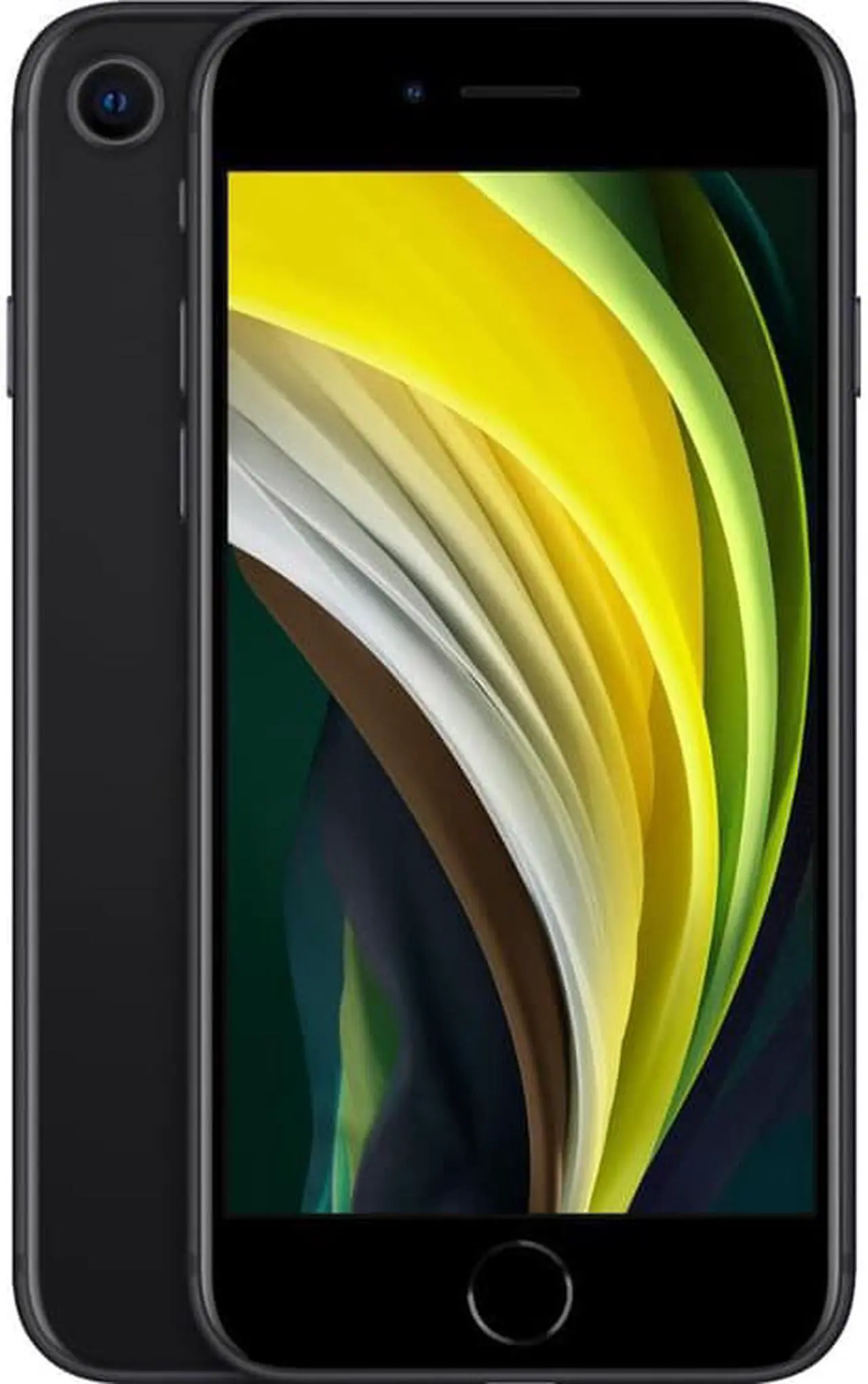 Alt view image 2 of 4 - Apple iPhone SE (2nd Gen) A2275 (AT&T Only) 64GB Black