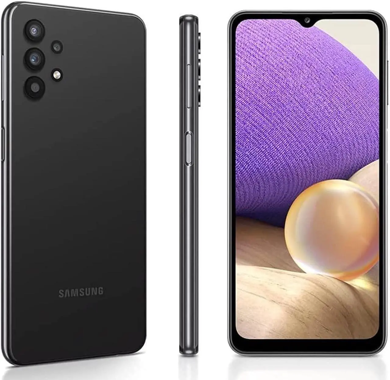 Alt view image 2 of 4 - Refurbished Samsung Galaxy A32 5G A326U (T-Mobile Only) 64GB Black (Grade A)