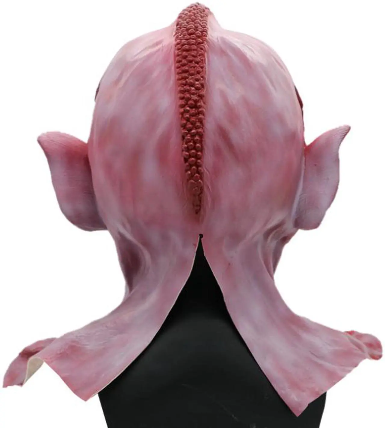 Alt view image 4 of 4 - Halloween masquerade horror funny horror alien blood ghost latex mask hood party funny realistic mask