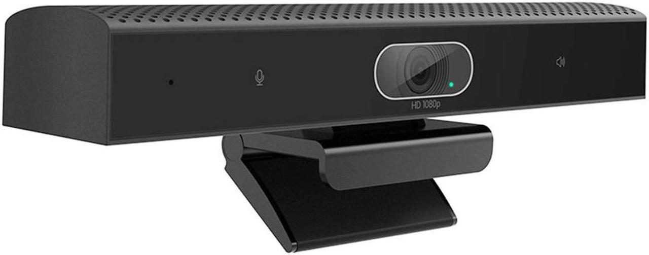 Main image of Conference Room Camera with Microphone and Speaker, Wide Angle USB Video Conference Camera for Mac, PC, Laptop, Desktop (Black with Inverted Phase)