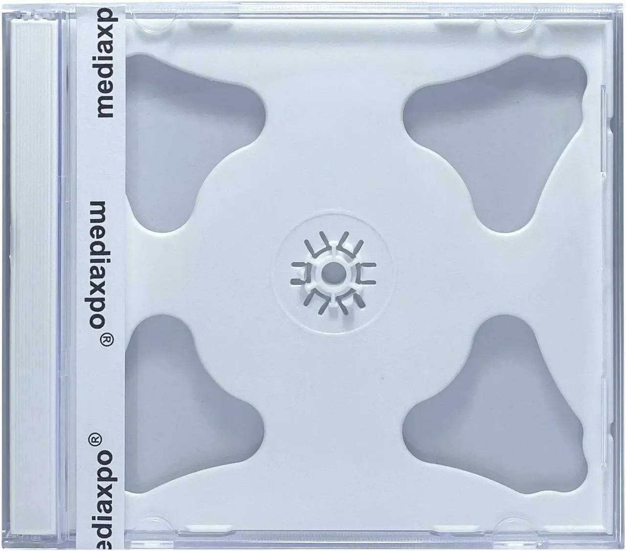 Alt view image 2 of 4 - 100 STANDARD White Double CD Jewel Case