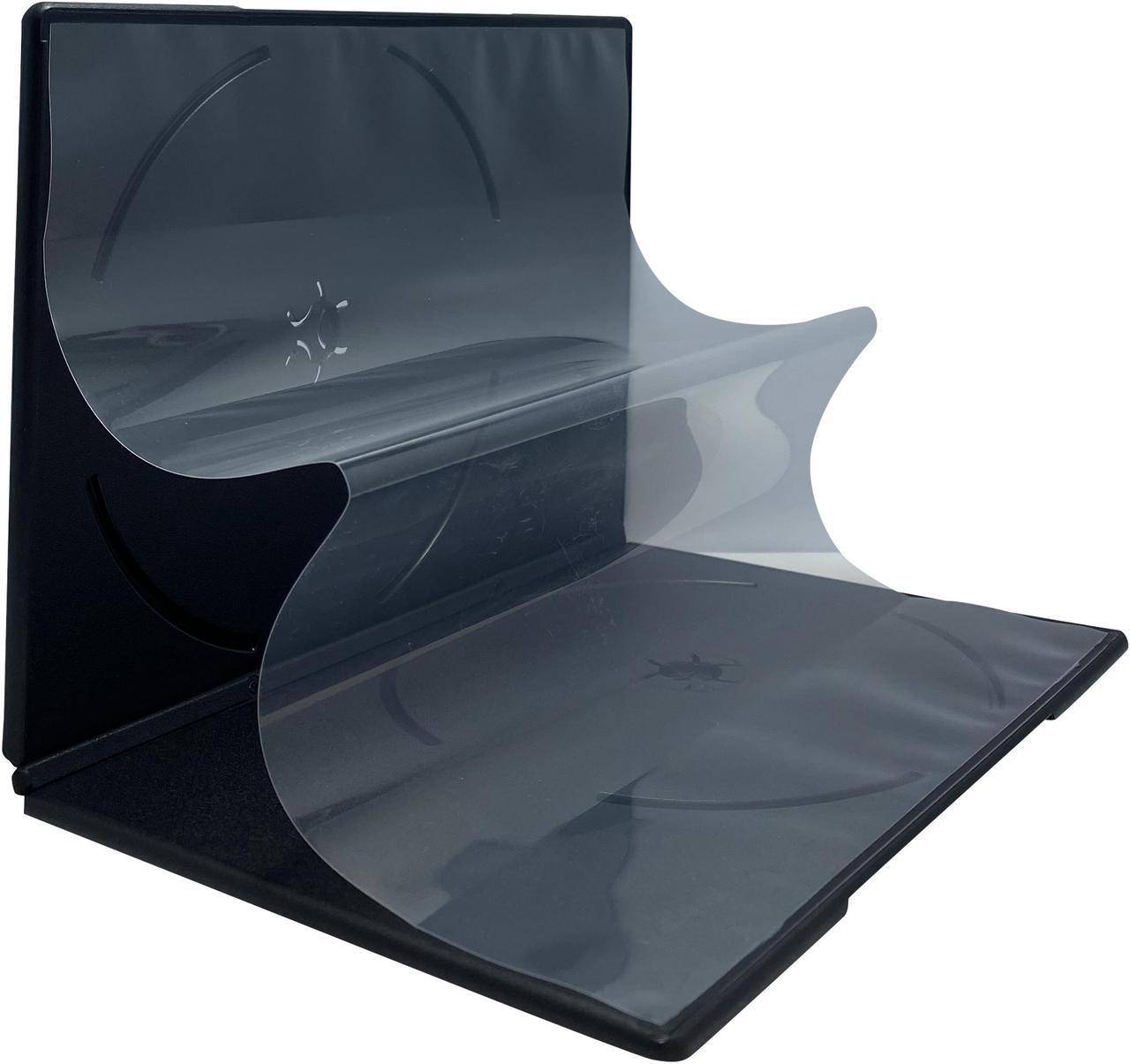 Alt view image 3 of 4 - 25 PREMIUM SLIM Black Double DVD Cases 7MM (100% New Material)