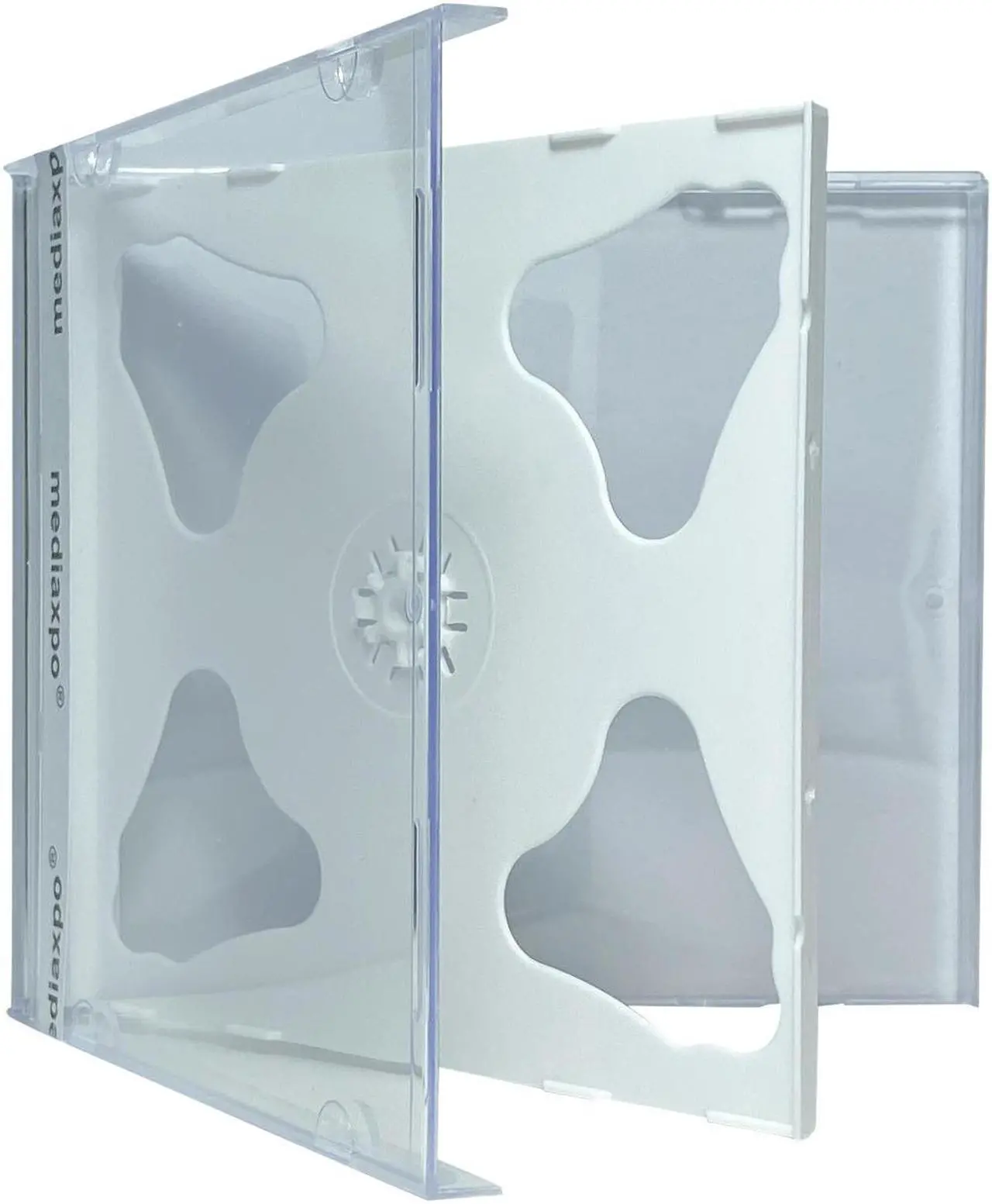 Main image of 100 STANDARD White Double CD Jewel Case