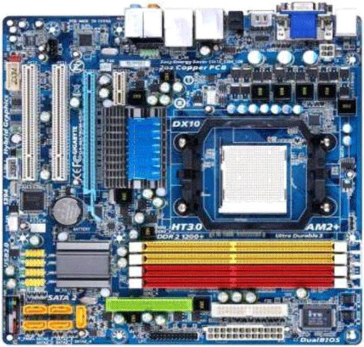 Desktop motherboard GA-MA78GM-US2H mainboard Socket AM2/AM2+/AM3 DDR2 MA78GM-US2H 16GB USB2.0 DVI