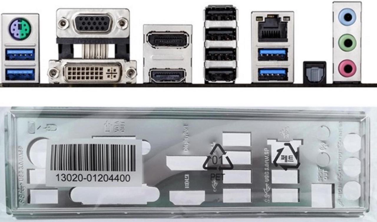 I/O shield back plate of motherboard for H97I-PLUS H97 mini-ITX just shield backplate