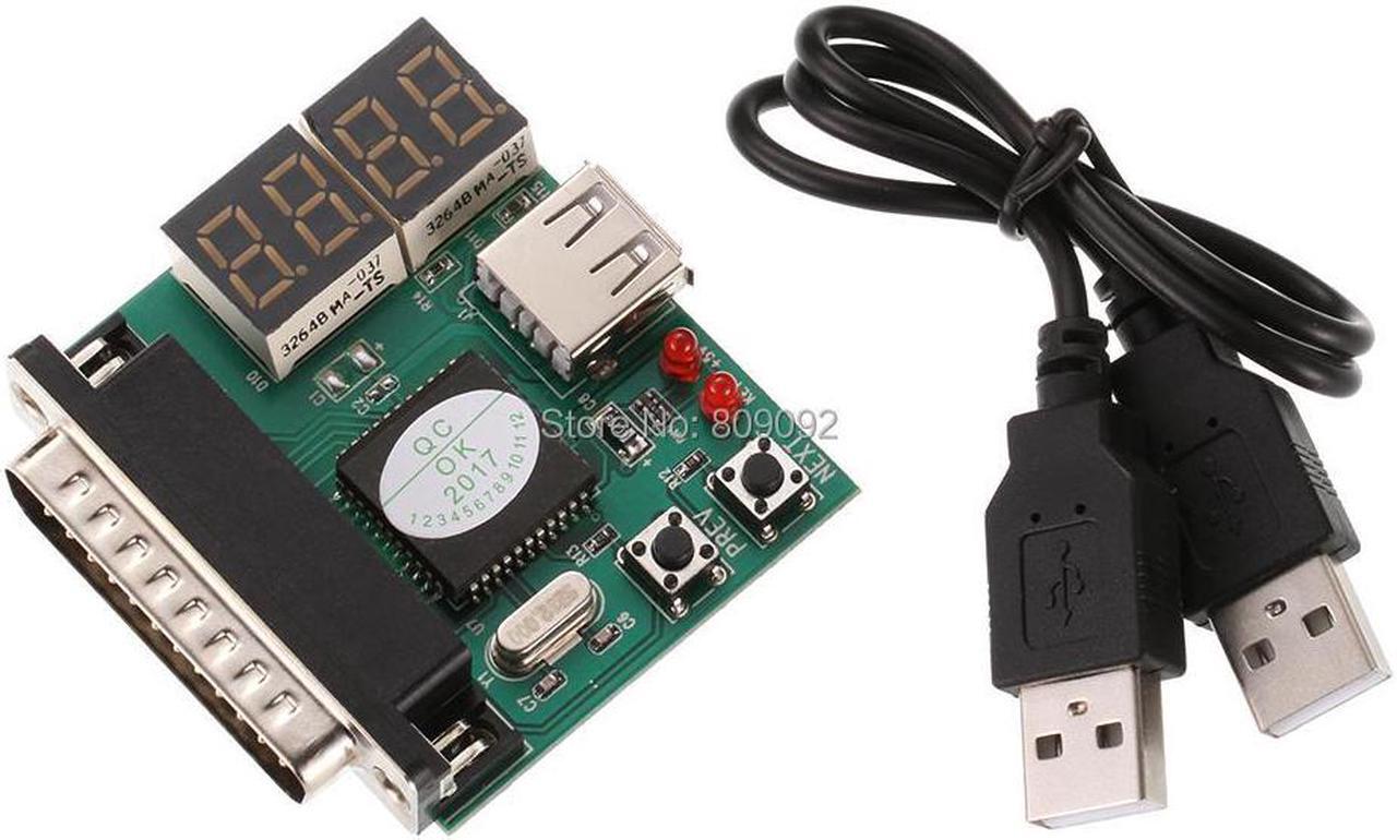 Main image of Computer 4-Digit Laptop PC Motherboard USB& PCI Analyser Diagnostic Test Post Card Tester for Notebook Laptop