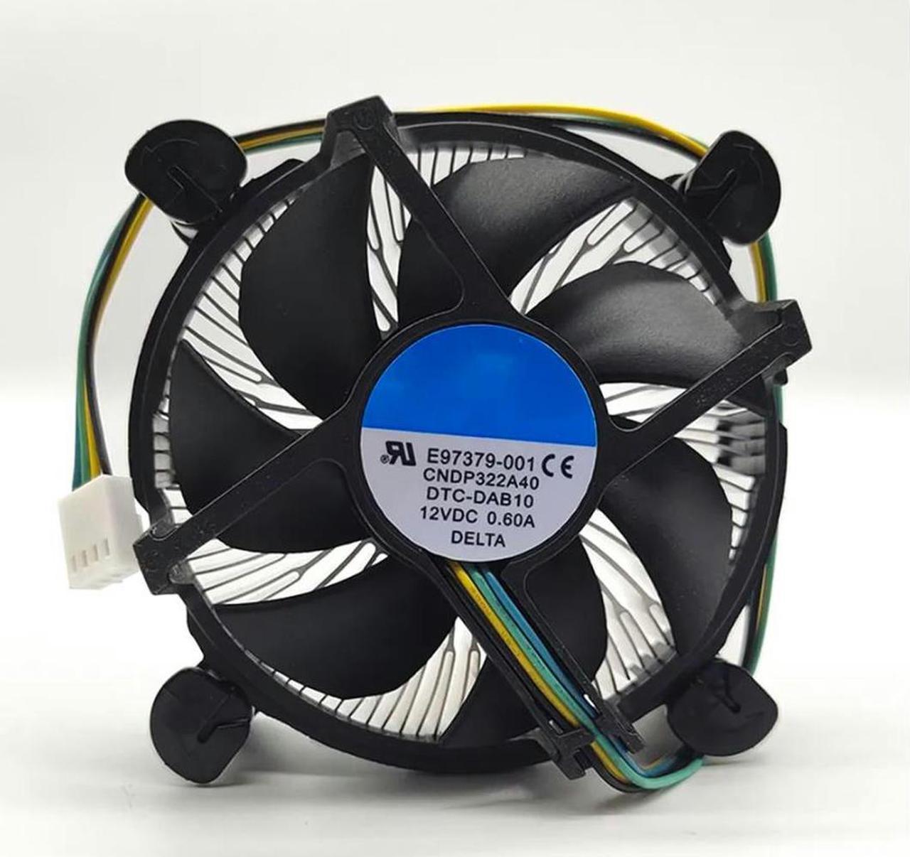 OIAGLH 90mm E97379-001 for I3/i5/i7 Socket LGA1150/1155/1156 4Pin Cooler Server CPU Heatsink Fan LGA1155 LGA1156 Radiator