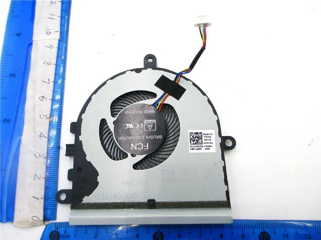 FOR CPU Cooler FOR 5570 15-5575 07MCD0 7MCD0 DFS531005MC0T FK39 DC 5V 0.5A DC28000K7F0