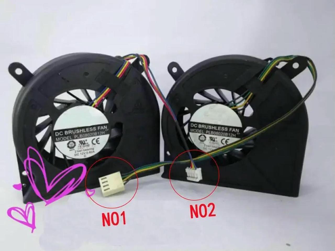 FOR PLB08020B12H FOR Q51 Q52 Q5T Q7 desktop fan PLB08020S12H 4pin 12V 0.6A plb08020s12h other one piece machine fan