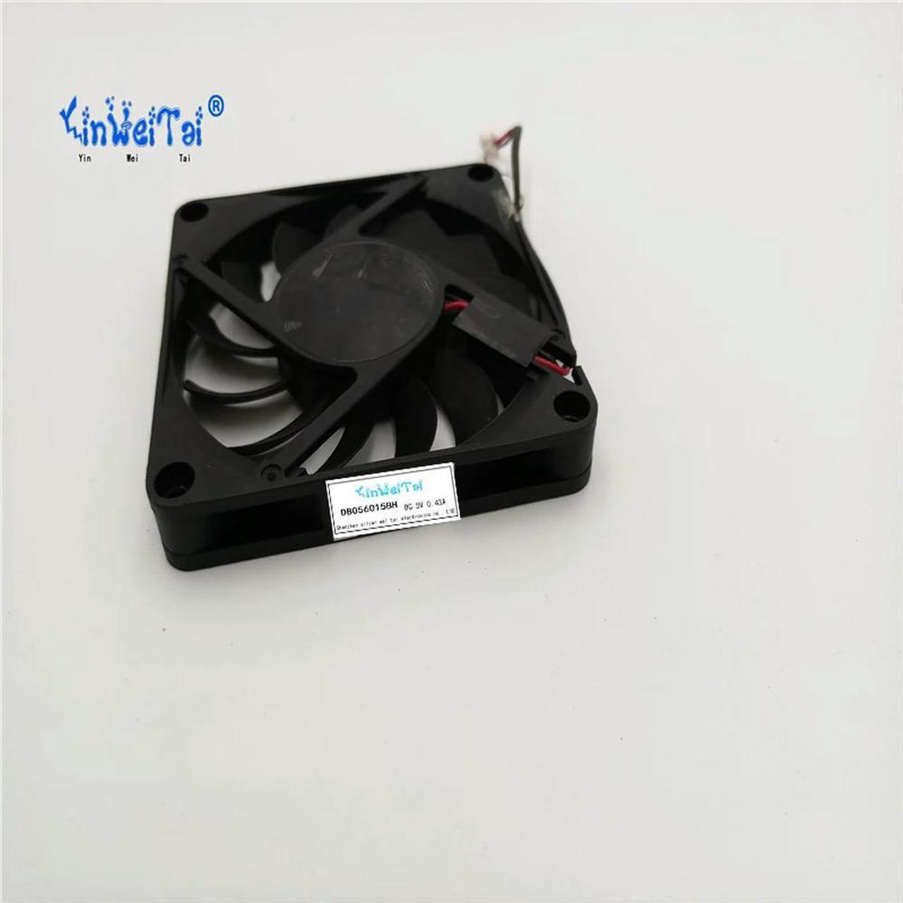 FOR FD057010HB DC 5V 0.28A, 2-wire 2-pin connector 70mm, 70x70x10mm Server Square fan