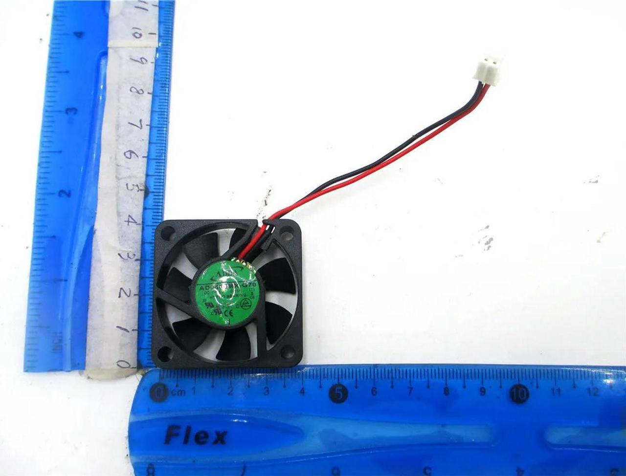 FOR 2PCS For AD0405MX-G70 4cm 4010 DC 5V 0.11A Server Inverter PC Case Cooling Silence Fan