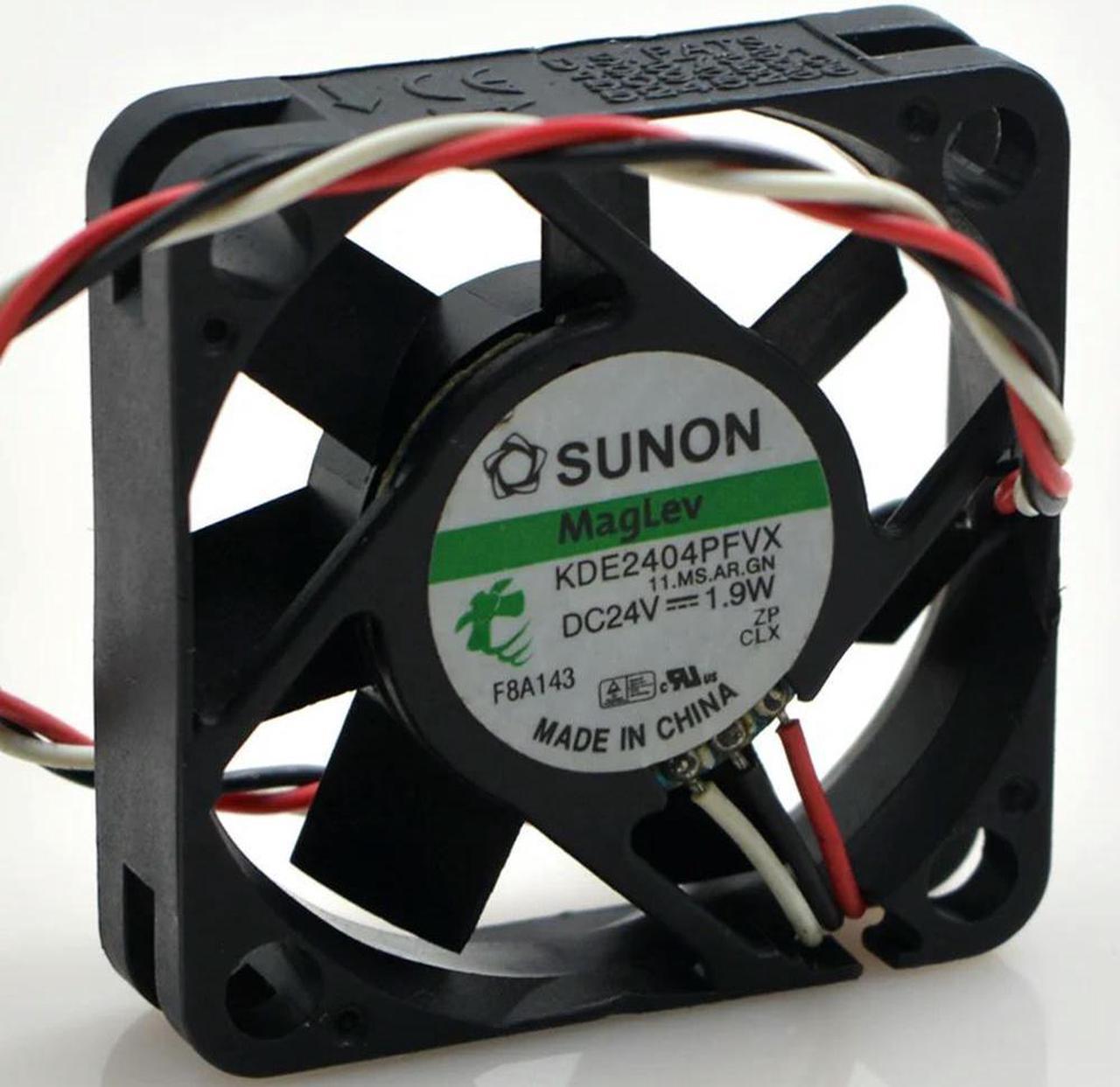 FOR KDE2404PFVX GM2404PFVX-A 4010 4CM 40*40*10 24V 1.9W 4cm three wire silent power computer inverter cooling fan