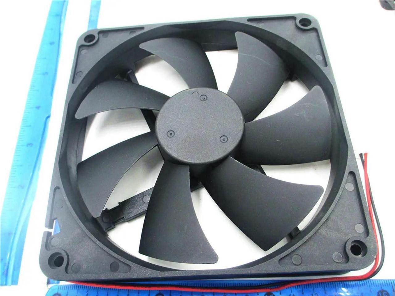 FOR 14cm 140mm 5V 12V 24V PC Computer Case Fan Laptop CPU Cooling Fan 2PIN 140x140x25mm D14BH-12 D14SH-12