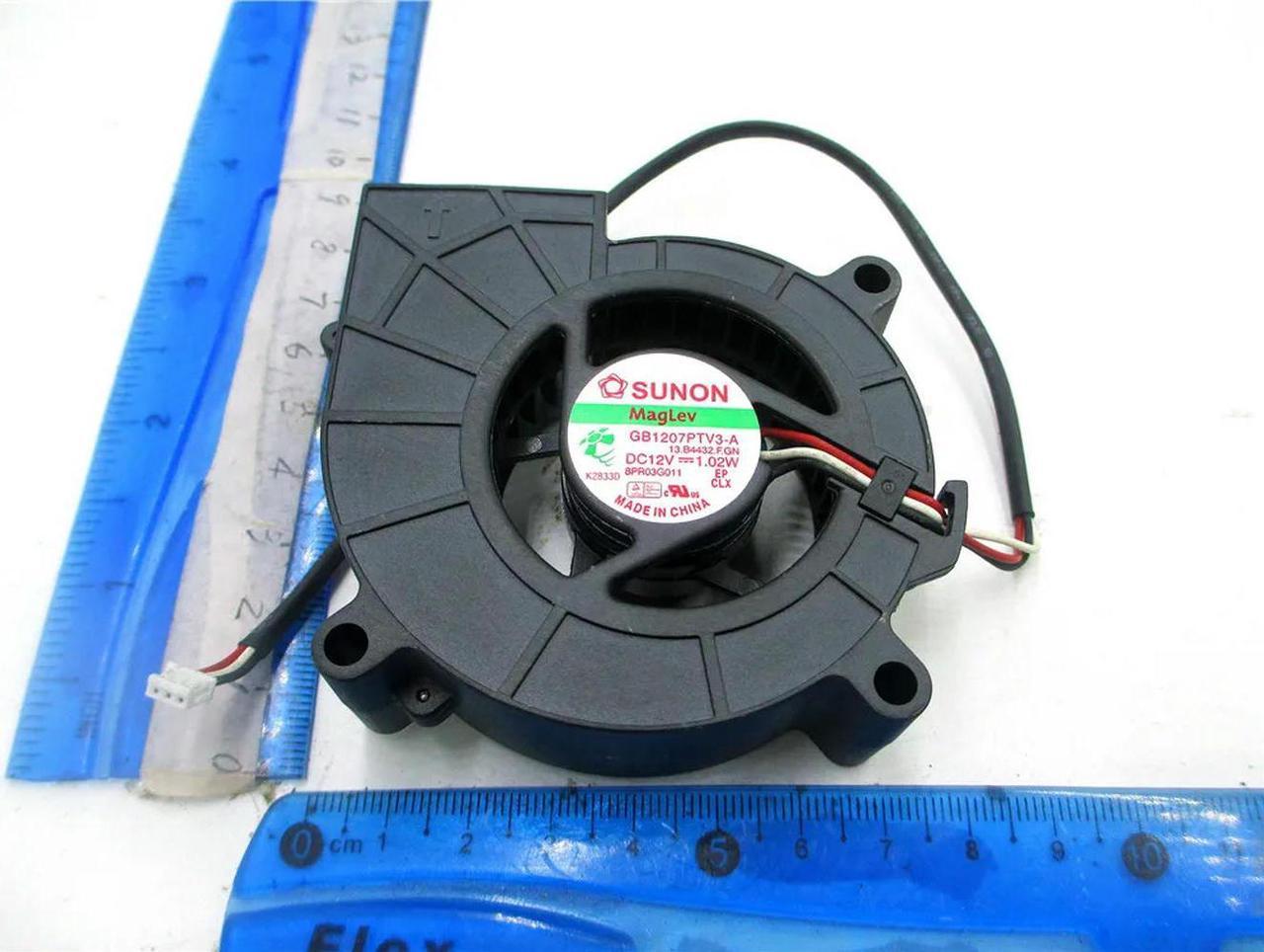 FOR EF70251B1-C030-S99 Projector Cooling Fan Blower 12V 4.01W Four-wire GB1207PTV3-A 13.B4432.F 7025 7CM Projector fan