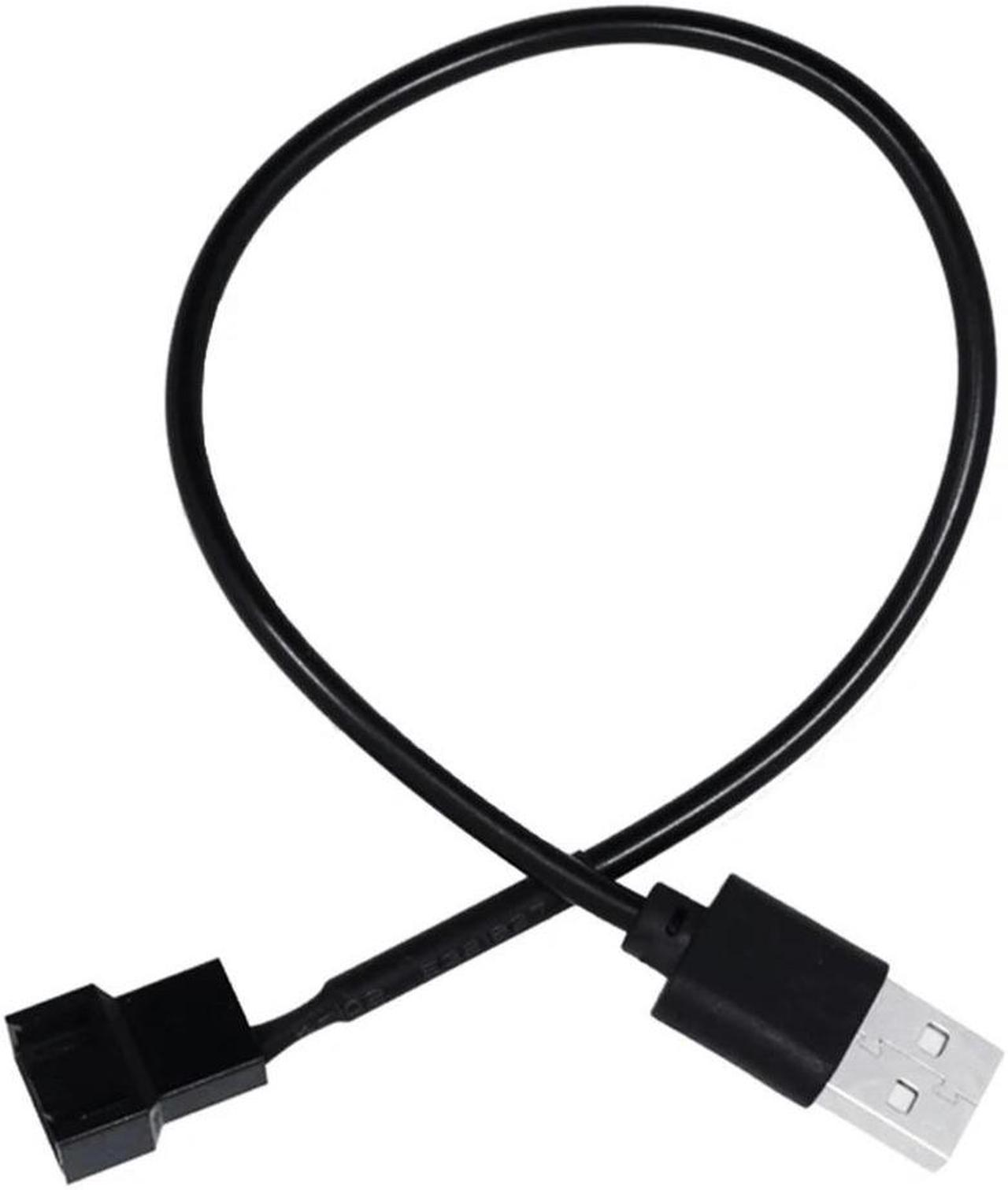 FOR 30CM USB to Molex 4 Fan Cable for Computer for Case Chassis CPU Fan Power C