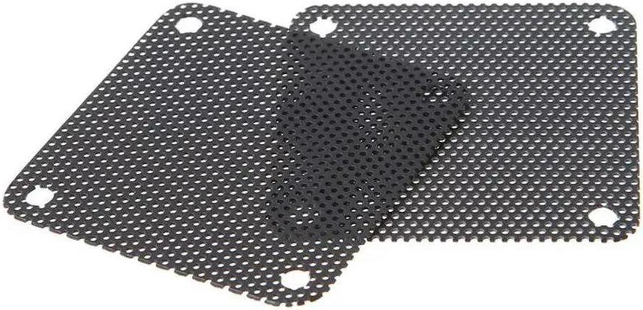 FOR 5PCS PVC Fan Dust Filter PC Dustproof Case Computer Mesh Cover 40mm Mesh Black