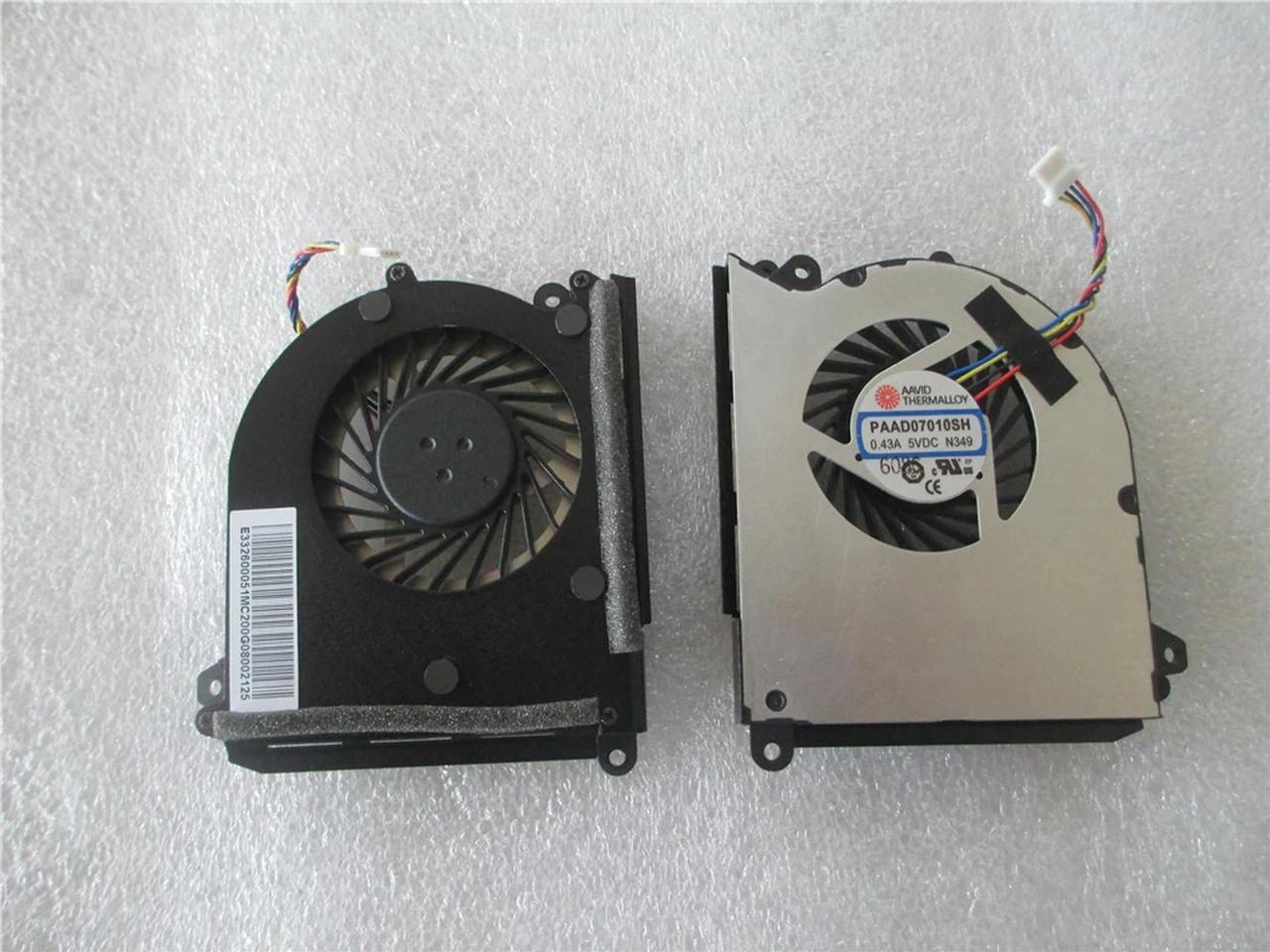 FOR Laptop CPU Cooling Fan PAAD07010SH 0.43A 5VDC N349 4PIN for GS32 MS-13F2 E332600051MC200G08000328