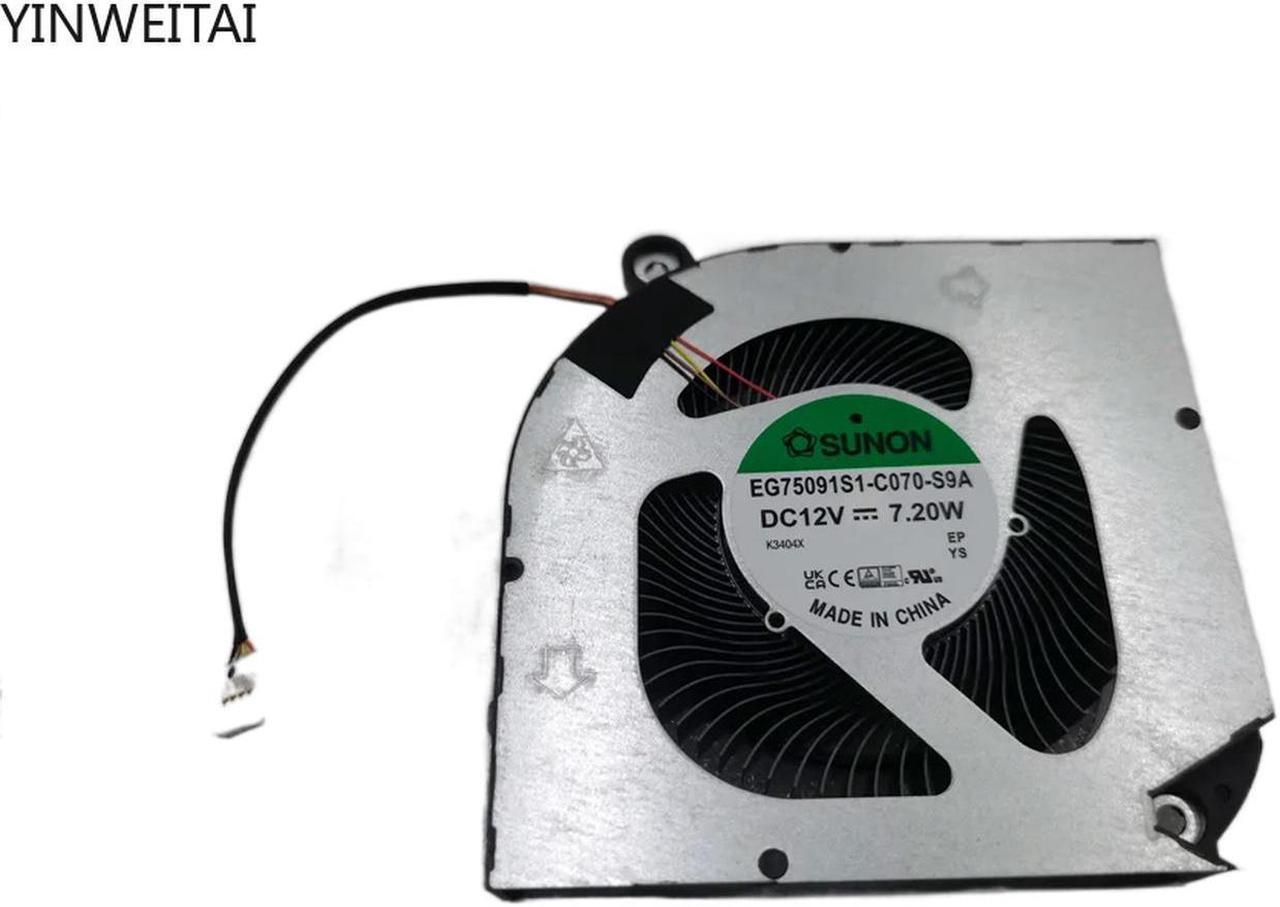 FOR Laptop CPU Cooling FOR EG75091S1-C112-S9A 12V EG75091S1-C070-S9A NS8CC19 21G11 12V